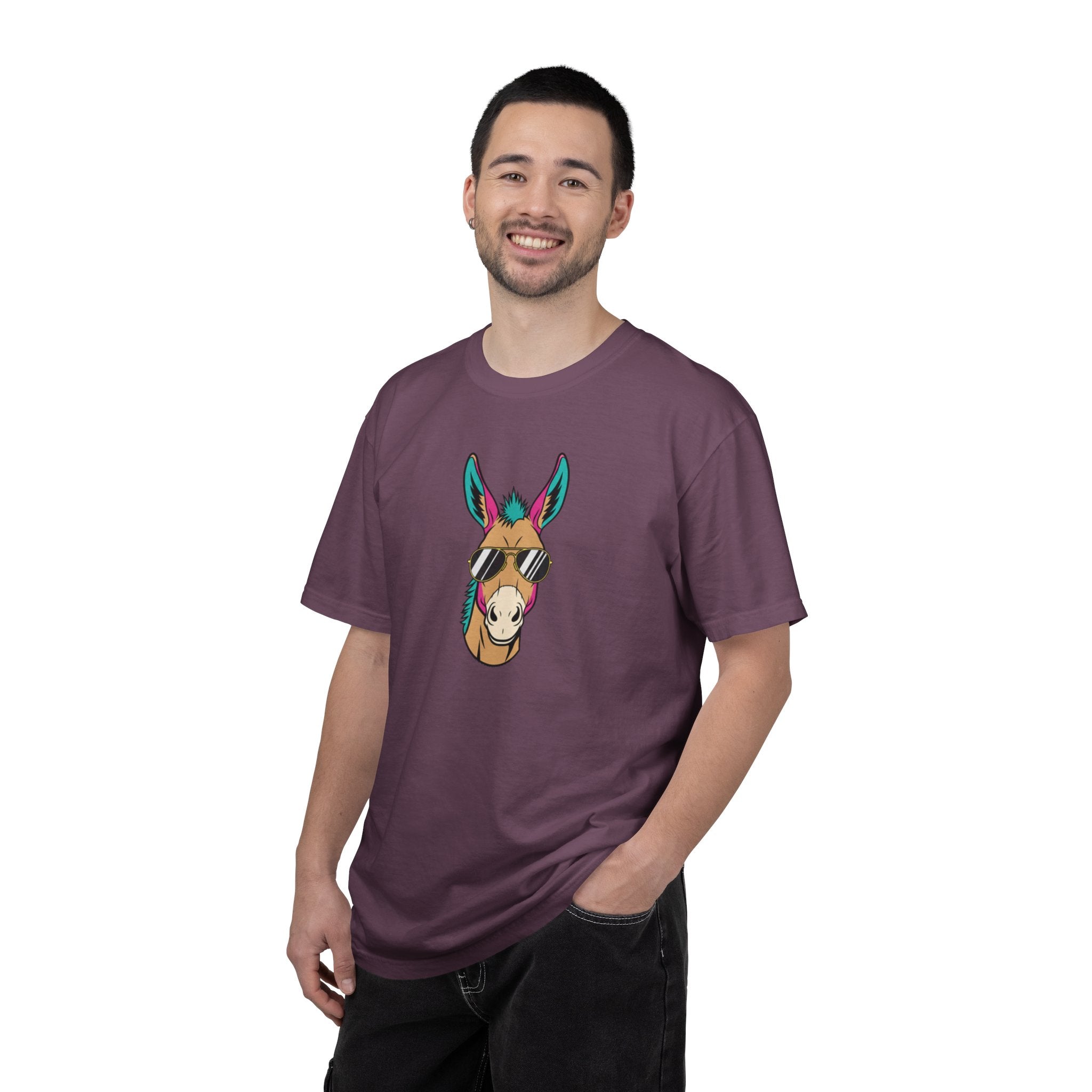 Funny Donkey Head with Glasses T-Shirt