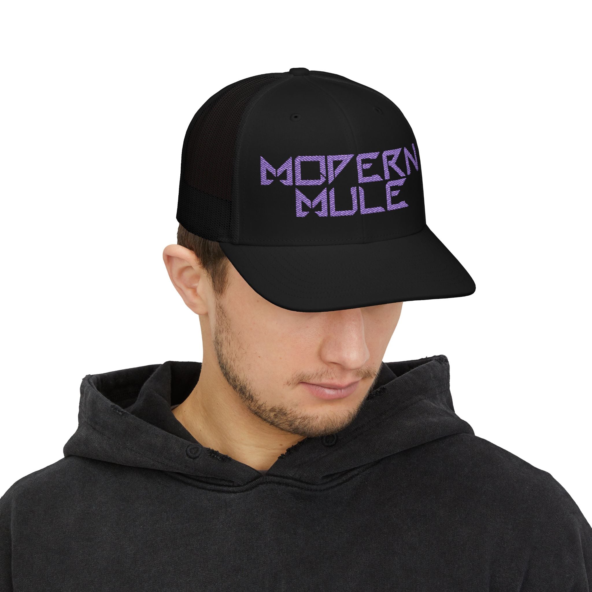 Diesel Enthusiast Blue Logo Trucker Cap (Embroidery)