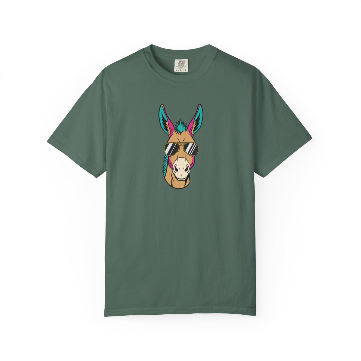 Funny Donkey Head with Glasses T-Shirt