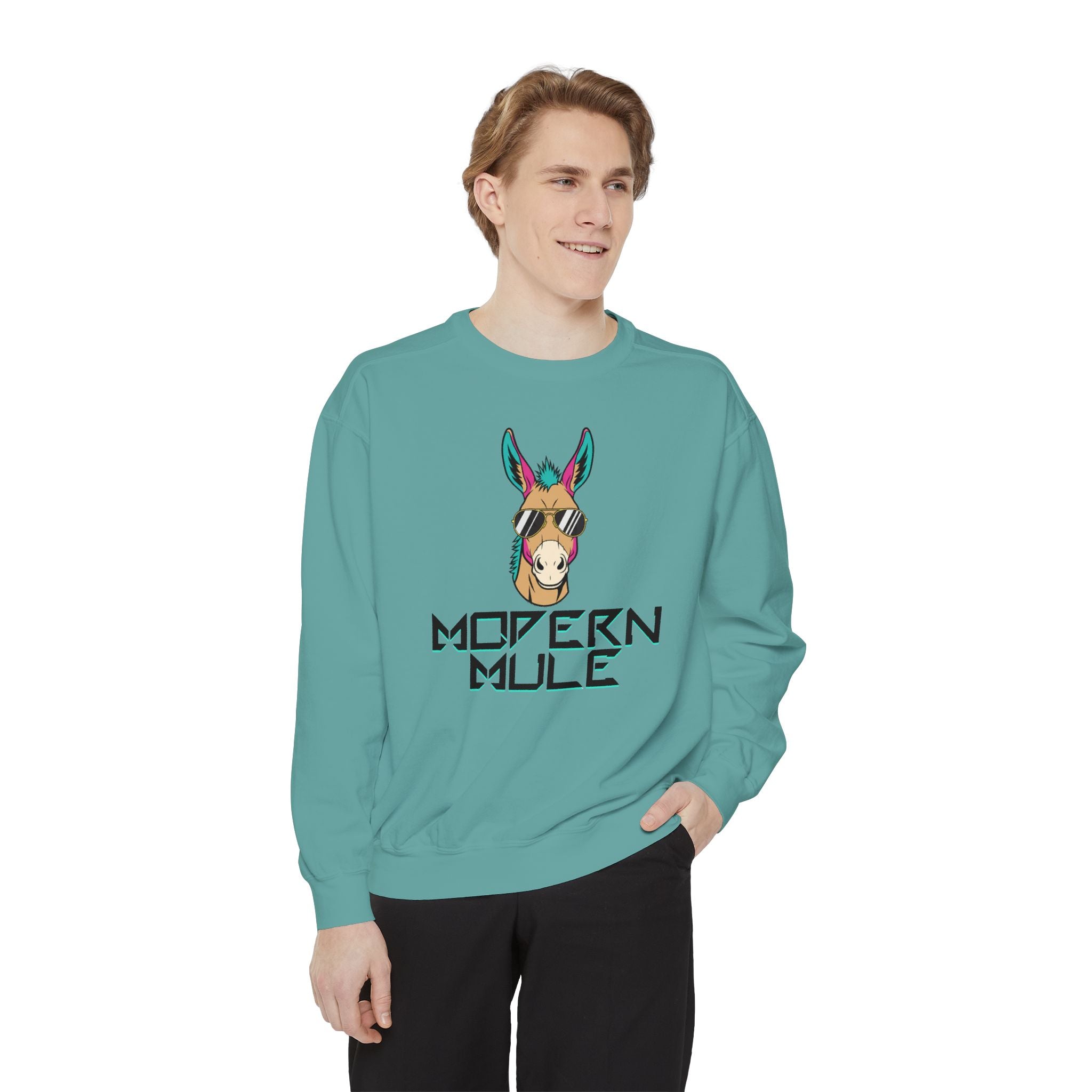 Modern Mule Sweatshirt — Funny Comfy Hoodie Design