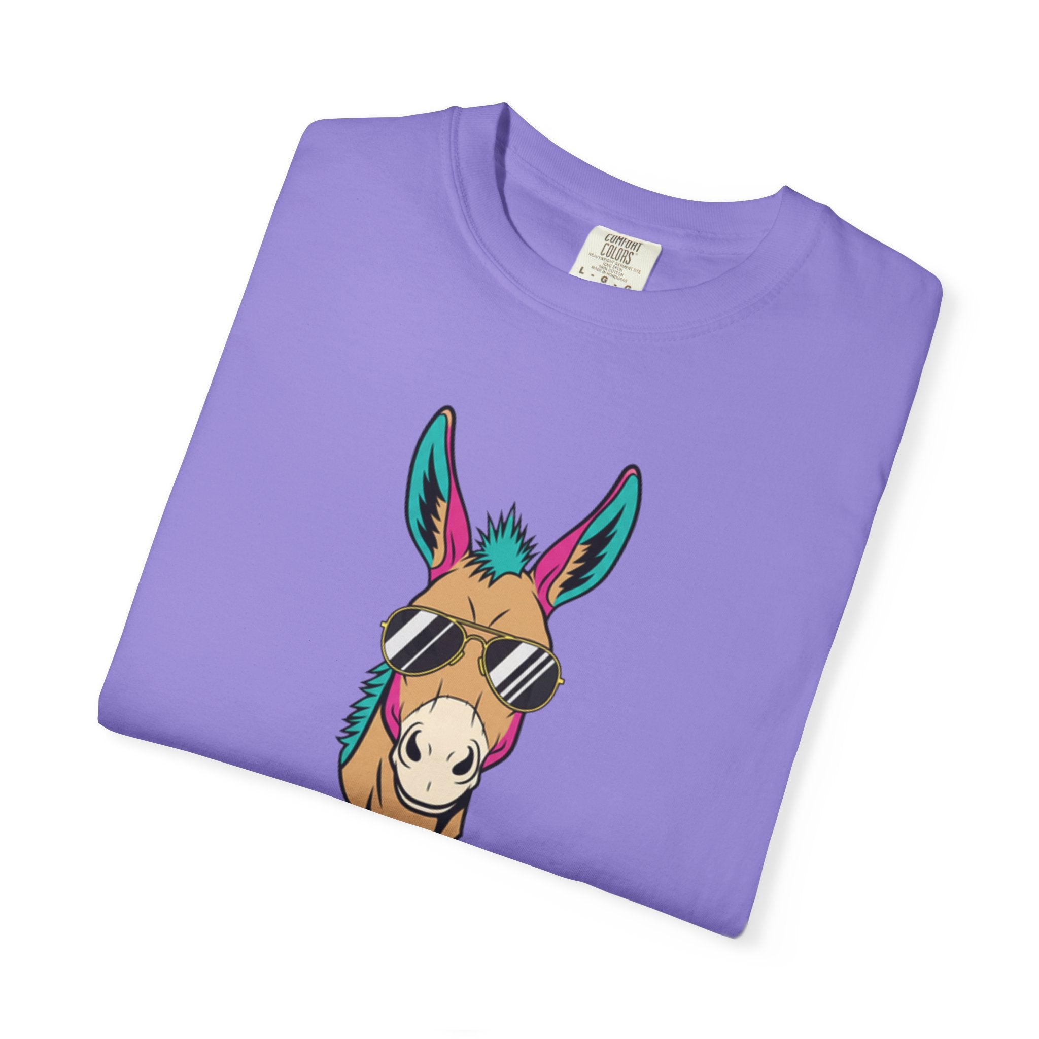 Funny Donkey Head with Glasses T-Shirt