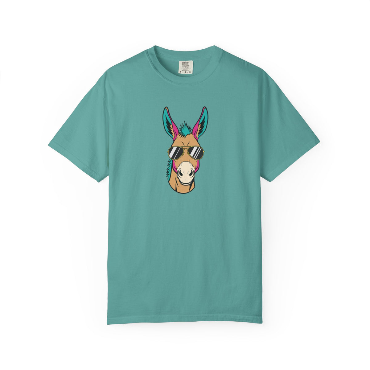 Funny Donkey Head with Glasses T-Shirt