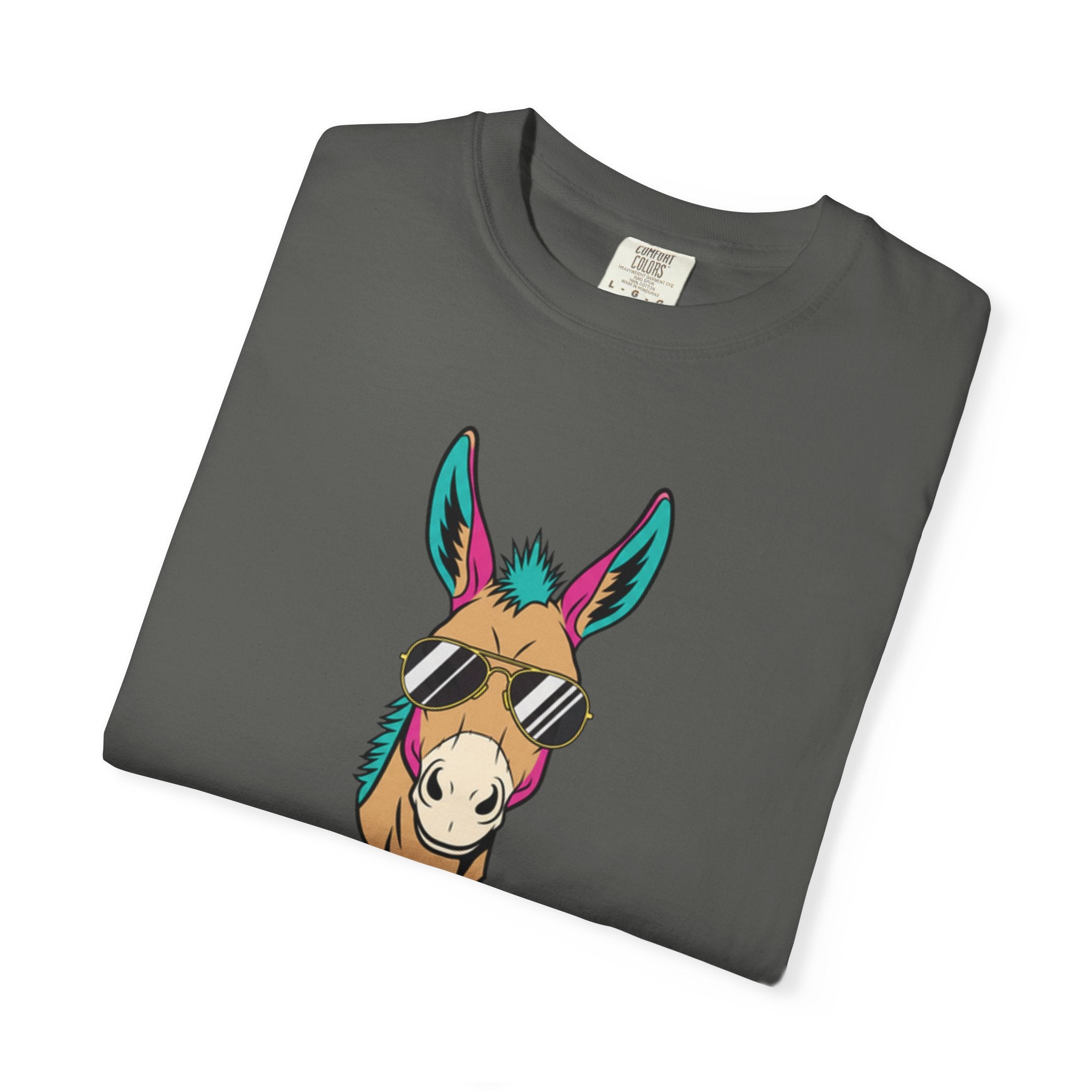 Funny Donkey Head with Glasses T-Shirt