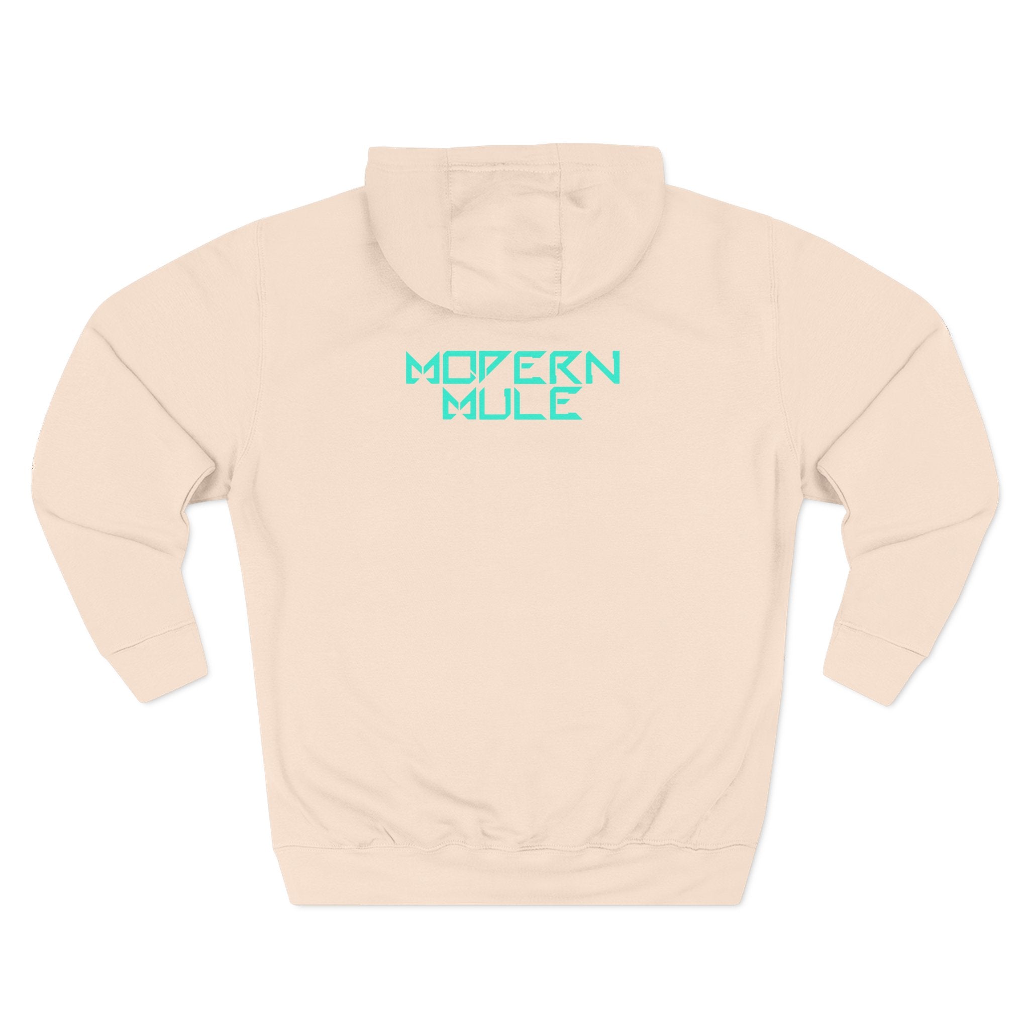 Modern Mule Logo Hoodie — Minimal Graphic Fleece Pullover