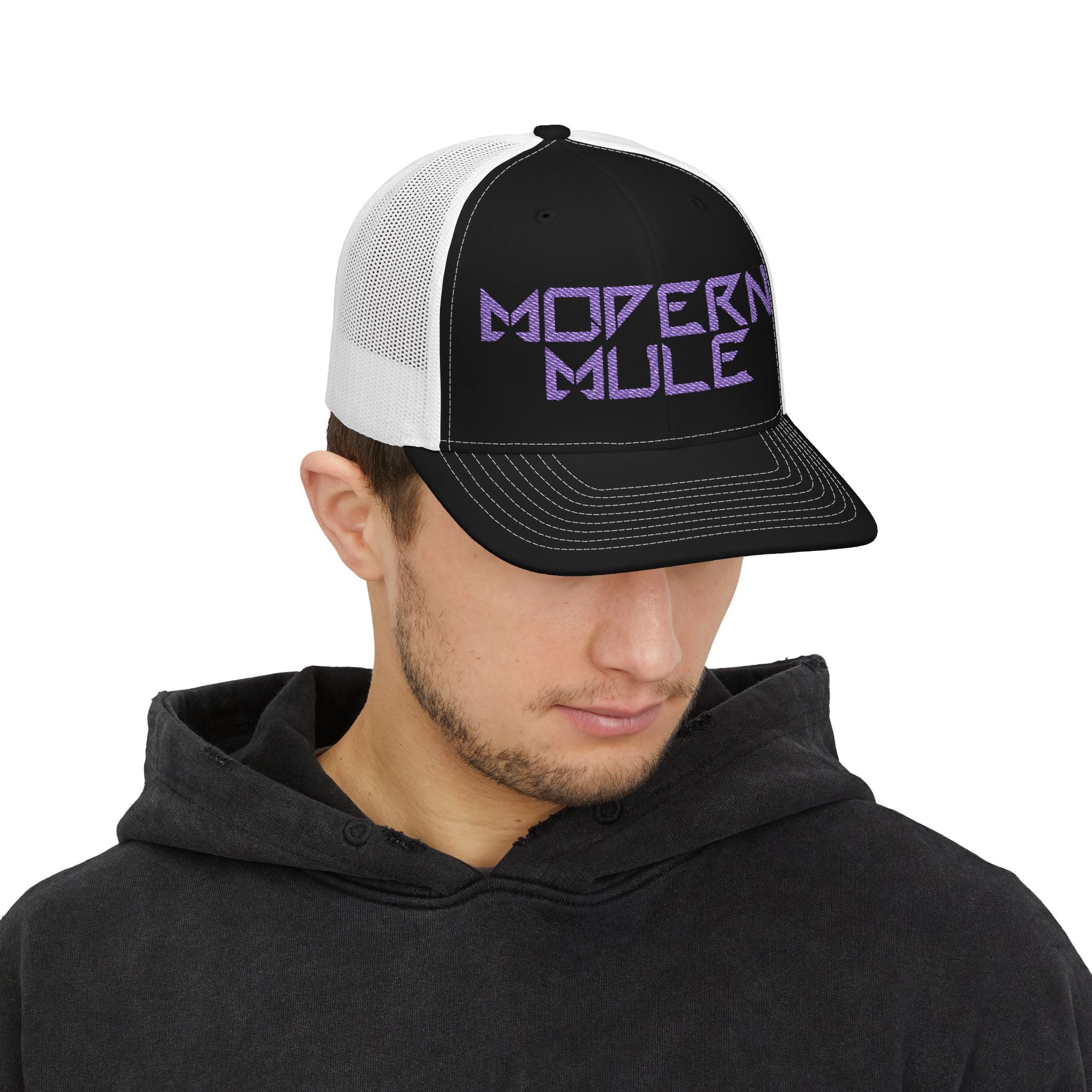 Diesel Enthusiast Blue Logo Trucker Cap (Embroidery)