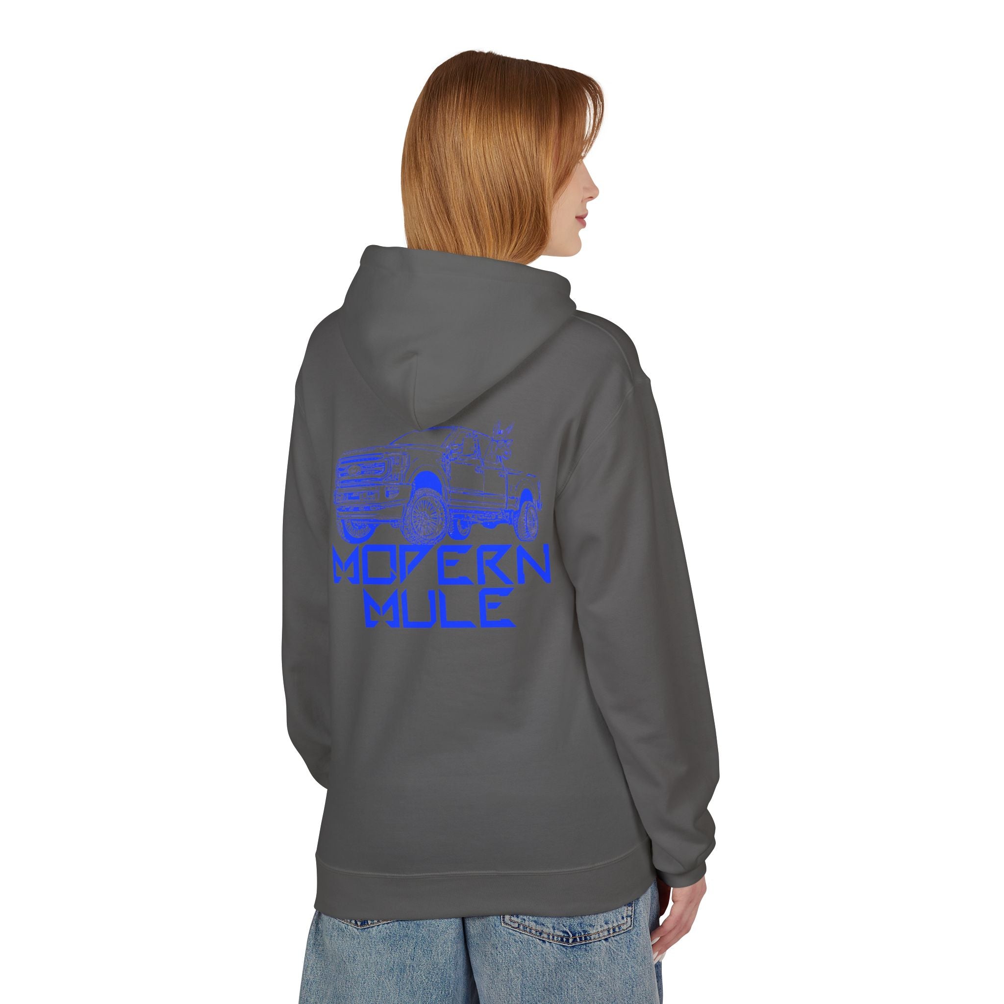 Power Stroke Modern Mule Hoodie — Ford Diesel Fan Pullover