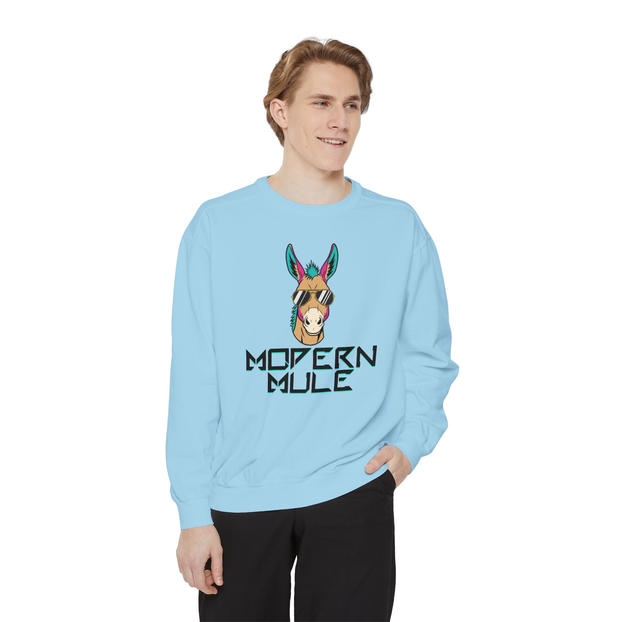 Modern Mule Sweatshirt — Funny Comfy Hoodie Design