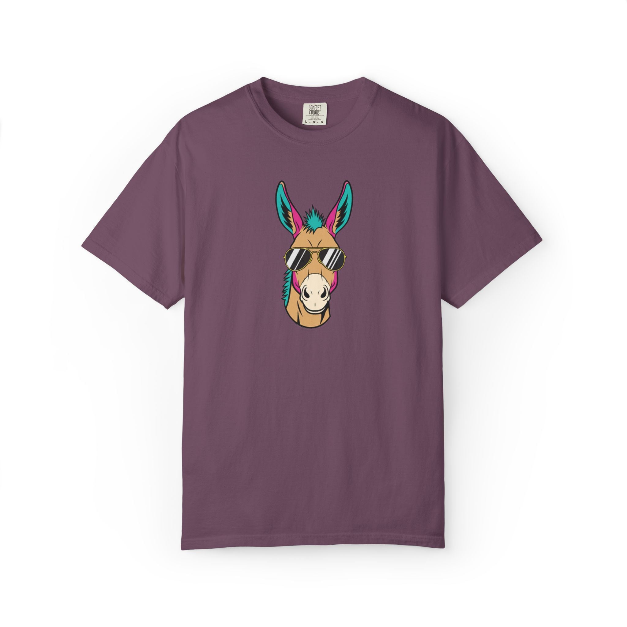Funny Donkey Head with Glasses T-Shirt