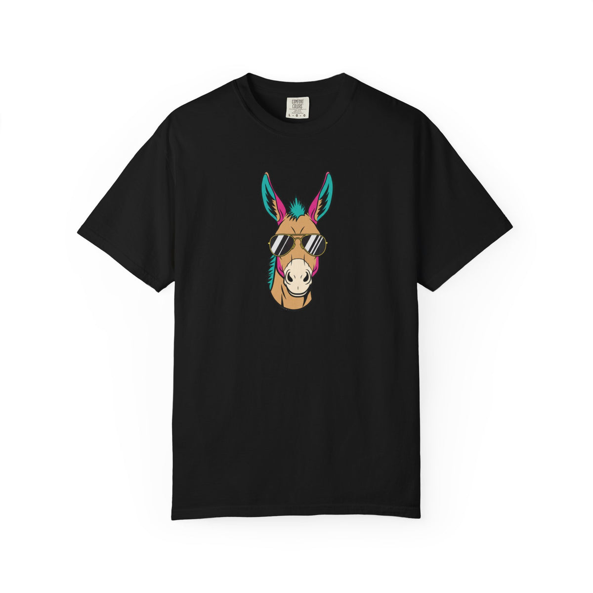 Funny Donkey Head with Glasses T-Shirt