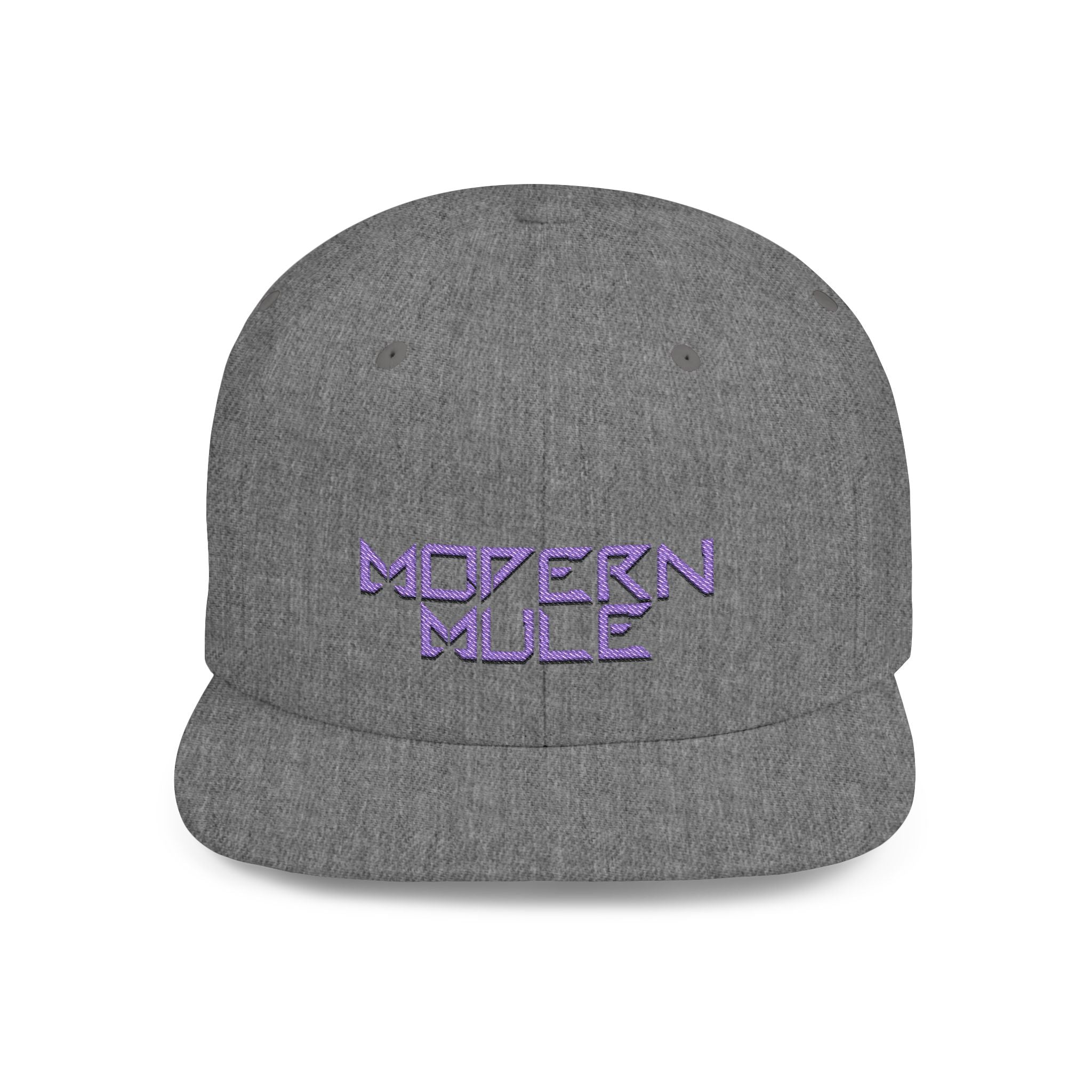 Royal Blue Logo Flat Bill Snapback — mdern mule Hat