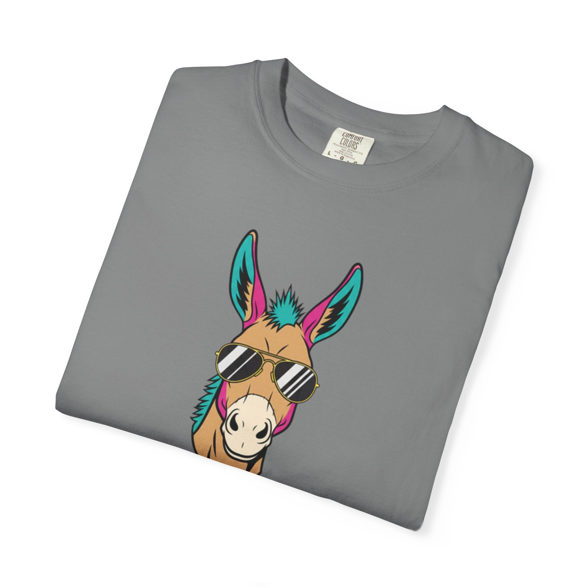 Funny Donkey Head with Glasses T-Shirt