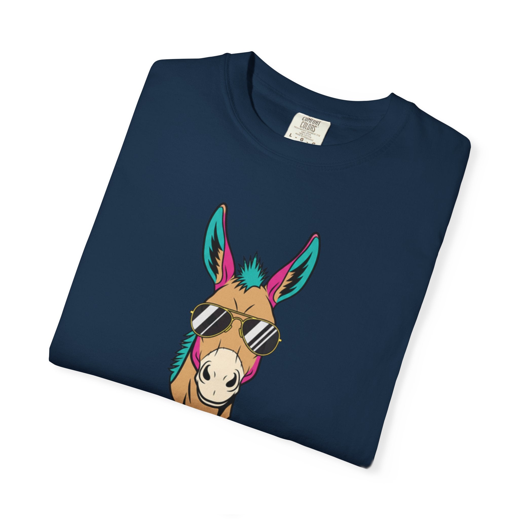 Funny Donkey Head with Glasses T-Shirt