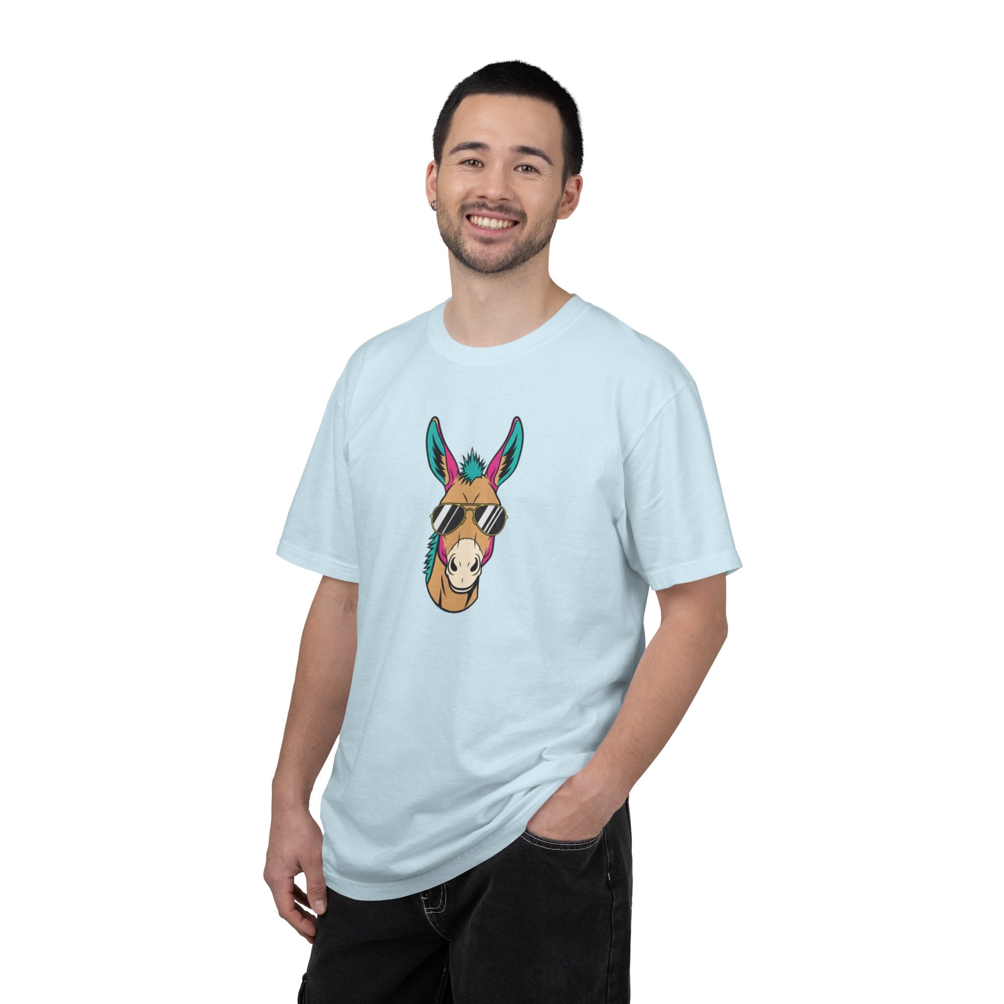 Funny Donkey Head with Glasses T-Shirt