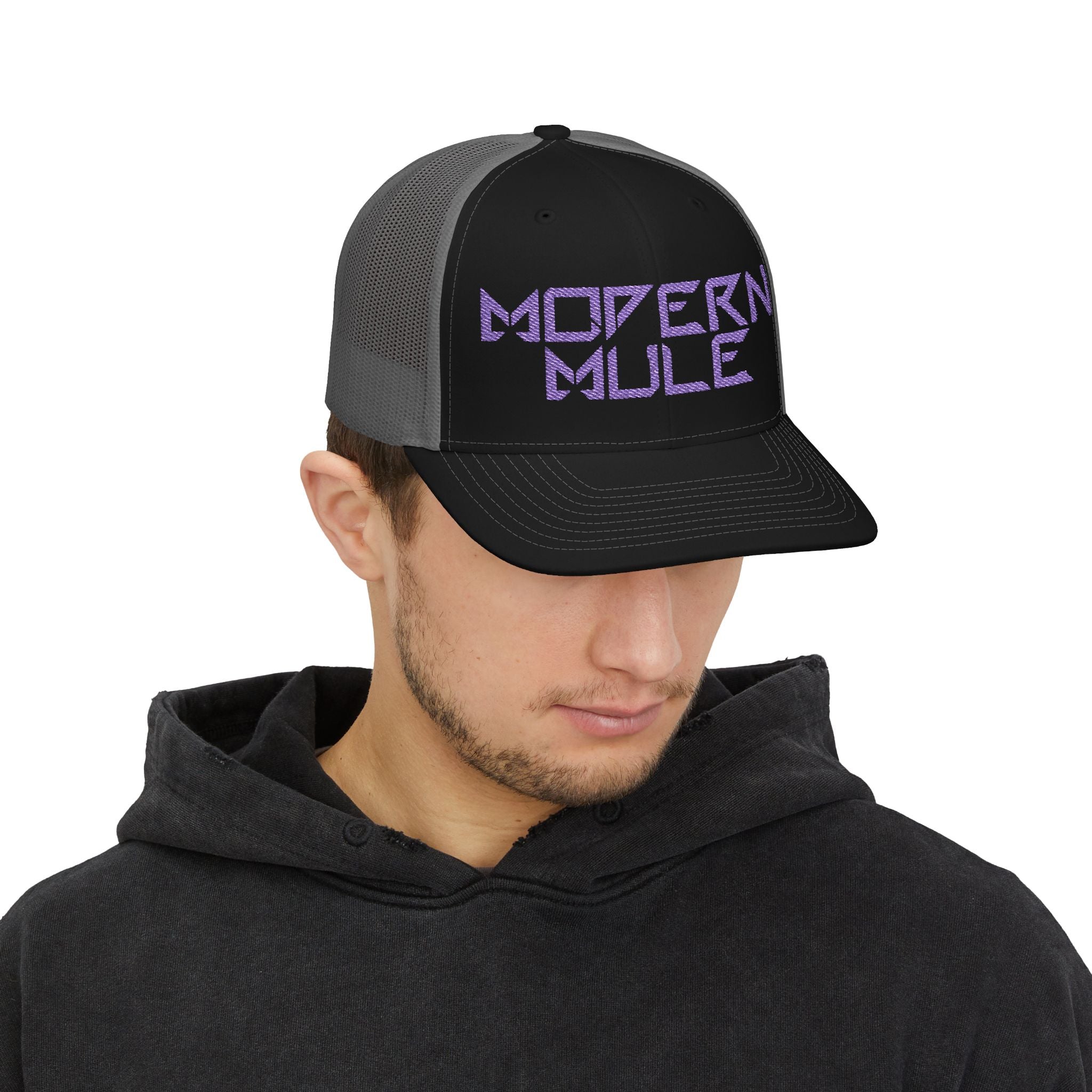 Diesel Enthusiast Blue Logo Trucker Cap (Embroidery)