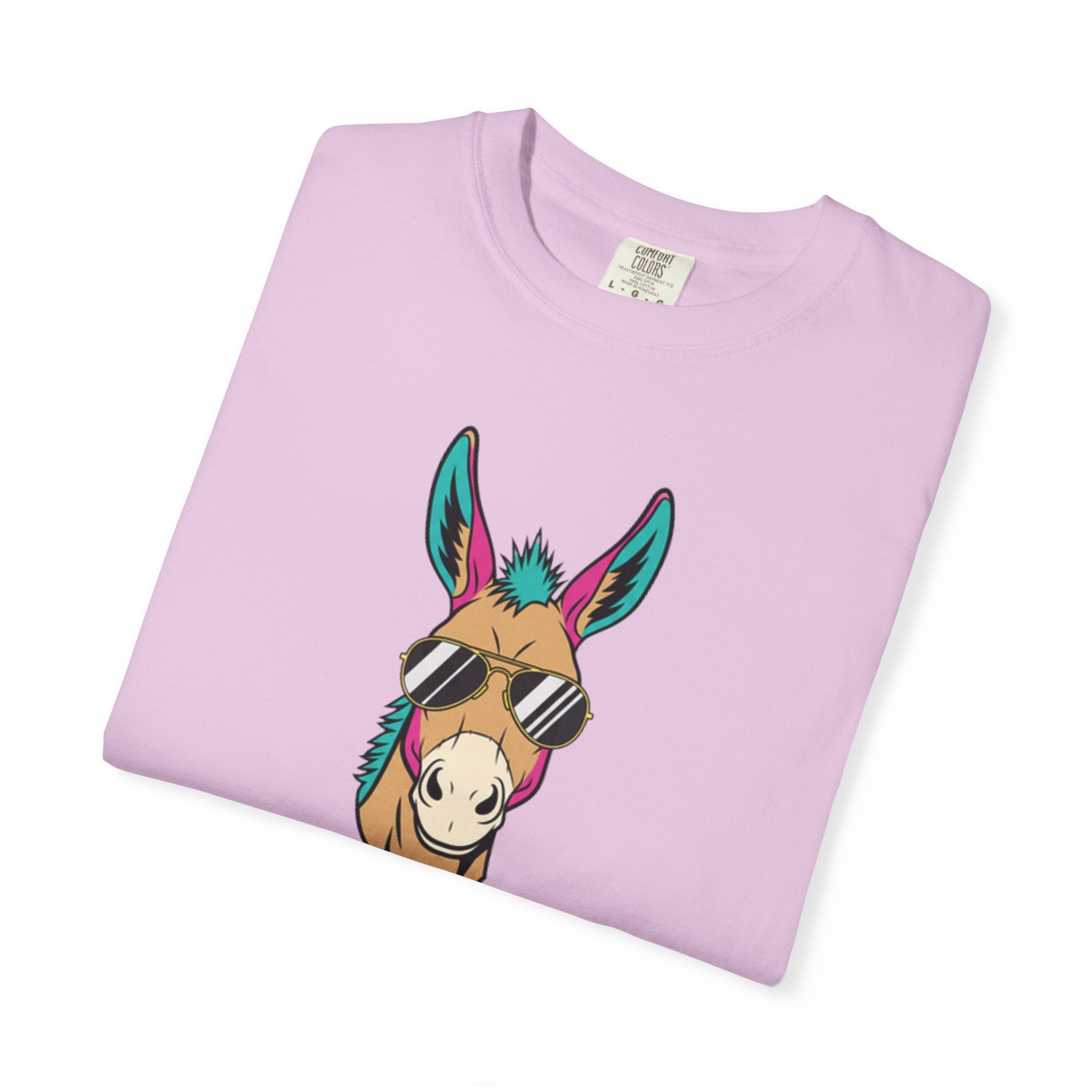 Funny Donkey Head with Glasses T-Shirt