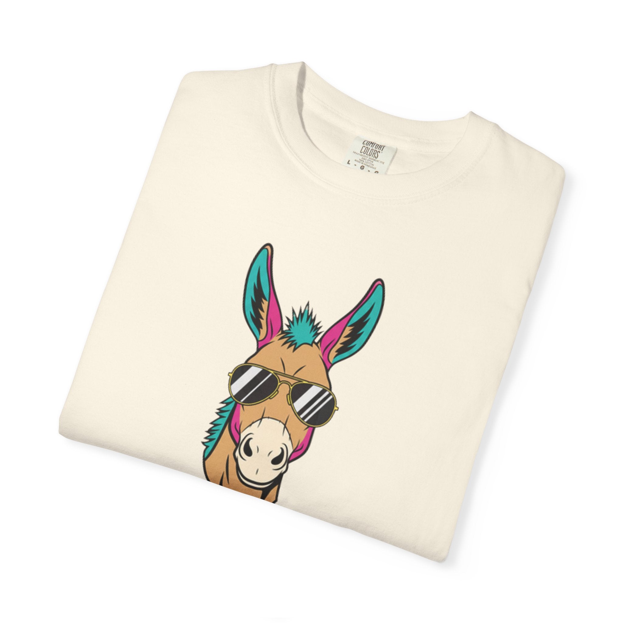 Funny Donkey Head with Glasses T-Shirt