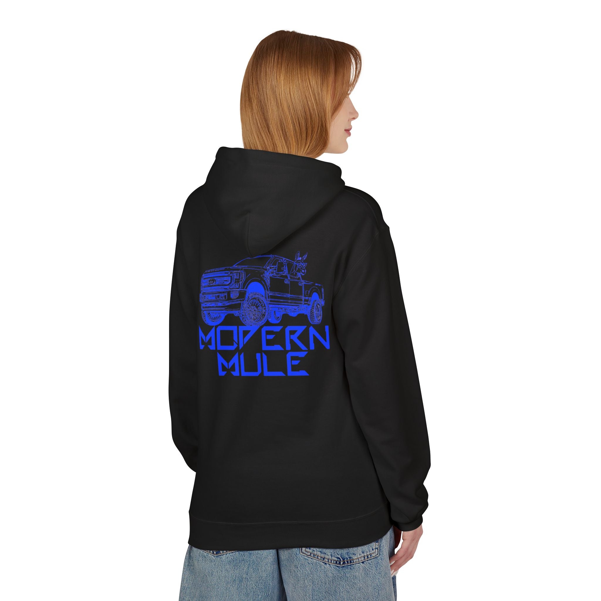 Power Stroke Modern Mule Hoodie — Ford Diesel Fan Pullover