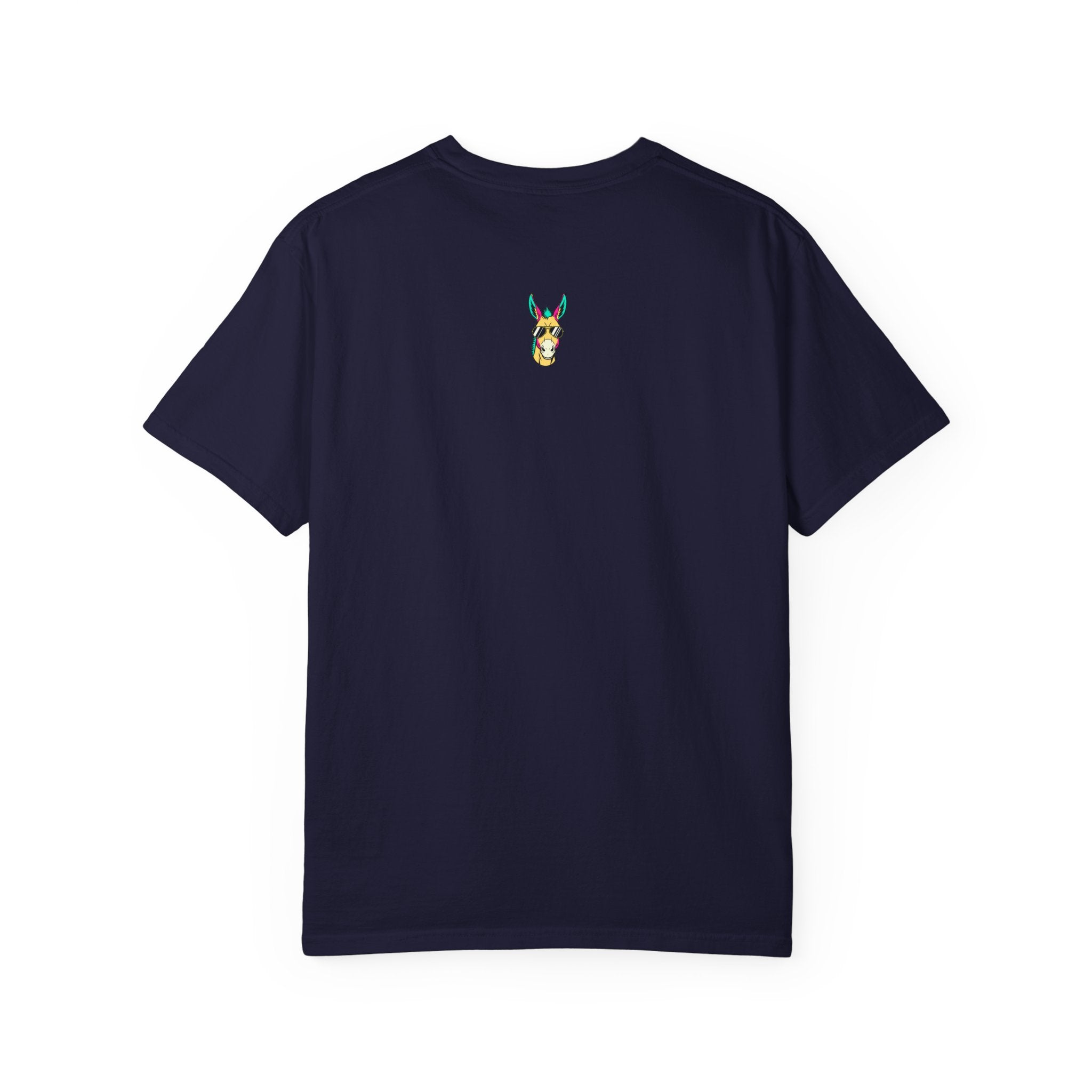 Modern Mule Truck T-Shirt — 'Modern Mule' Graphic Tee with Mini Donkey Back Art