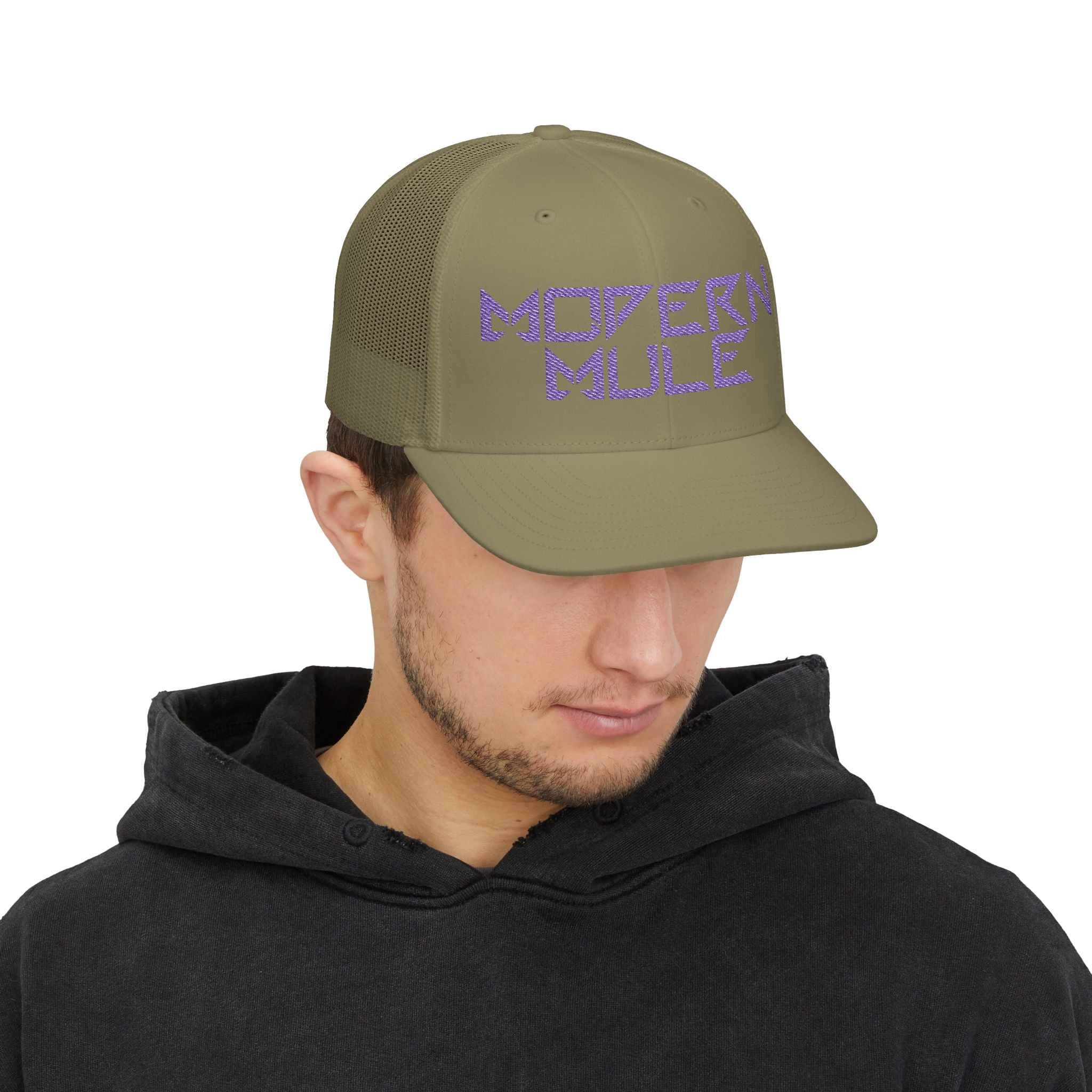 Diesel Enthusiast Blue Logo Trucker Cap (Embroidery)