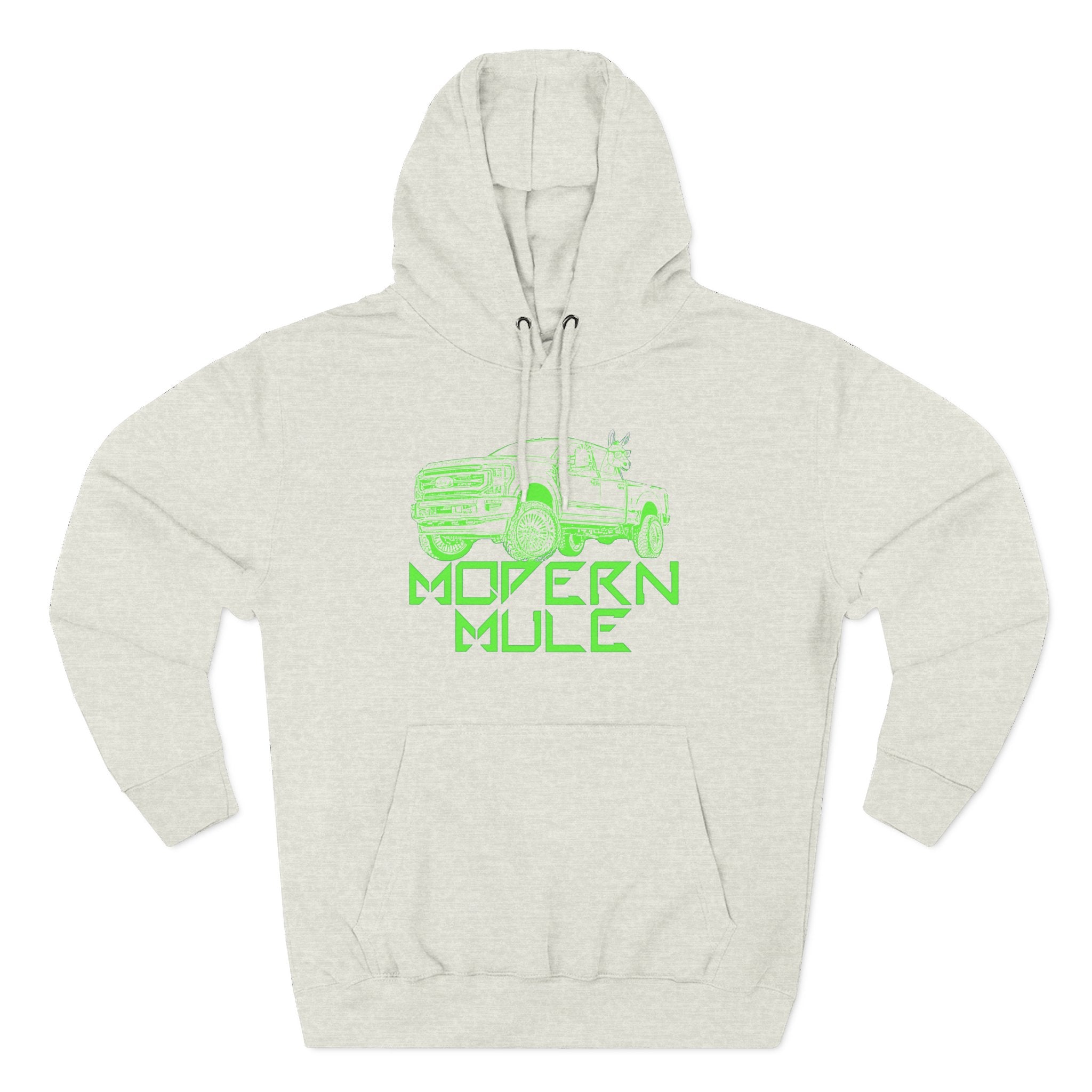 Three-Panel Fleece Hoodie