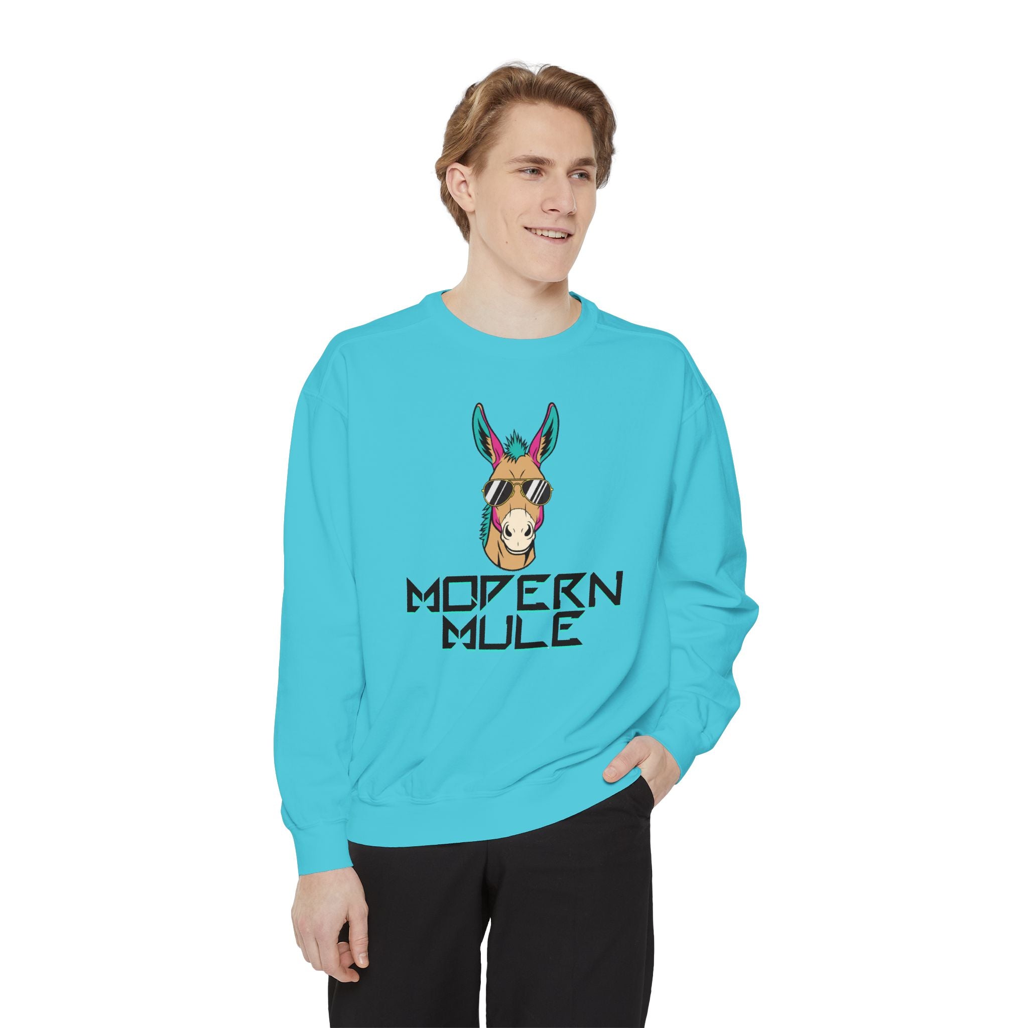 Modern Mule Sweatshirt — Funny Comfy Hoodie Design
