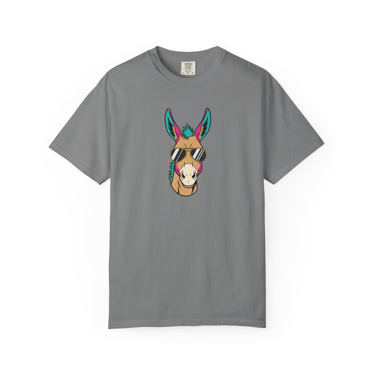 Funny Donkey Head with Glasses T-Shirt