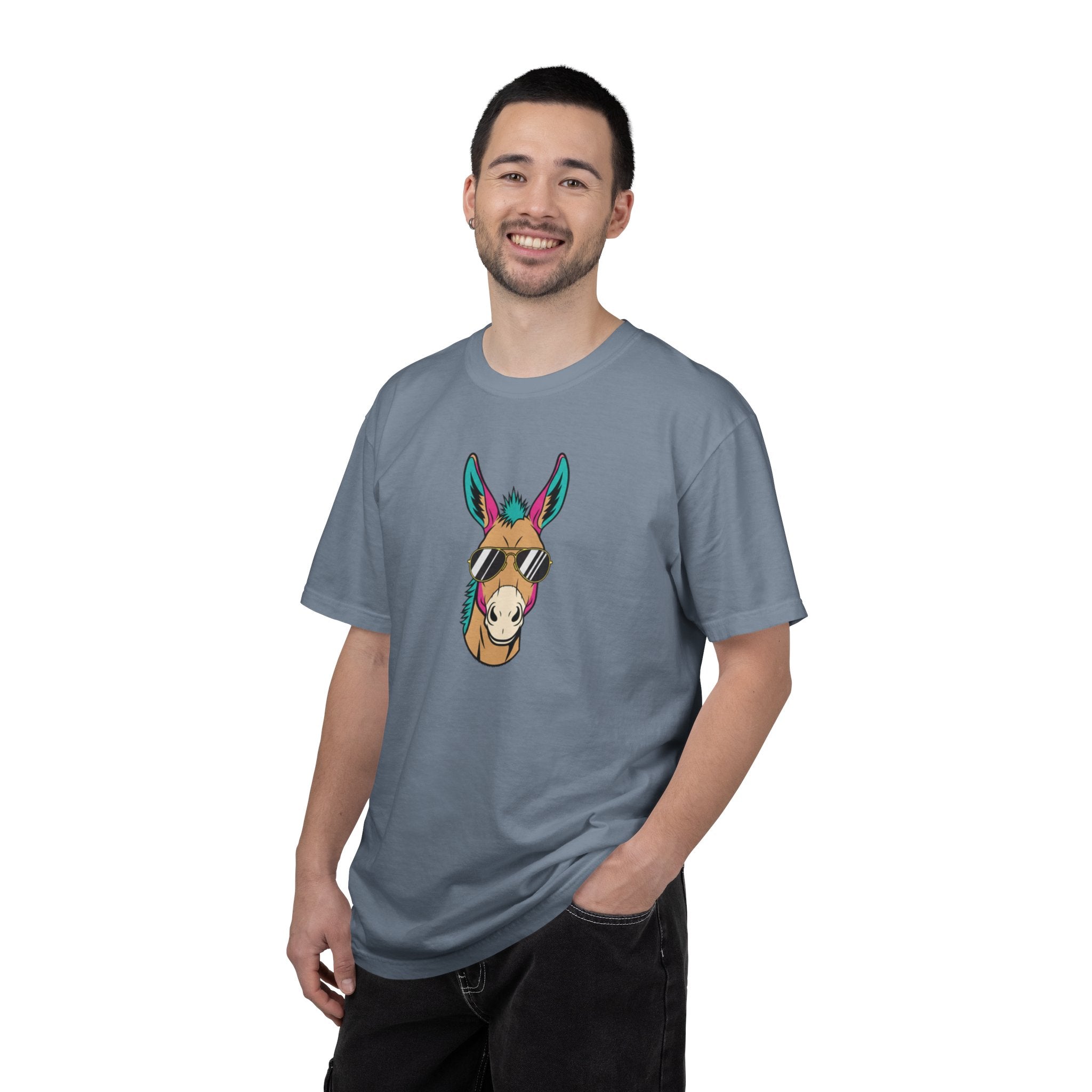 Funny Donkey Head with Glasses T-Shirt