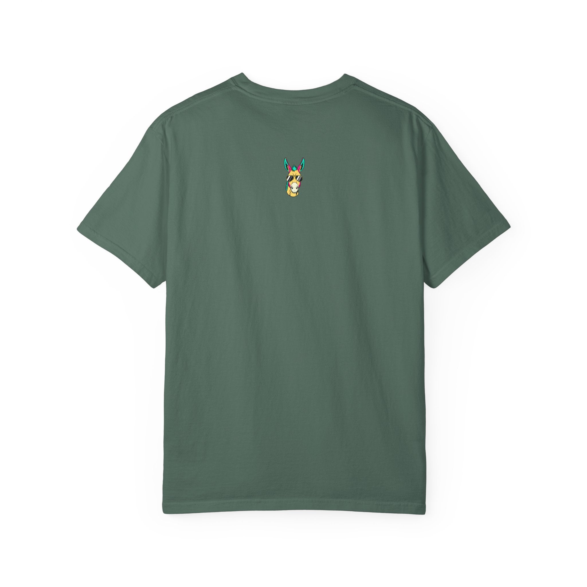 Modern Mule Truck T-Shirt — 'Modern Mule' Graphic Tee with Mini Donkey Back Art