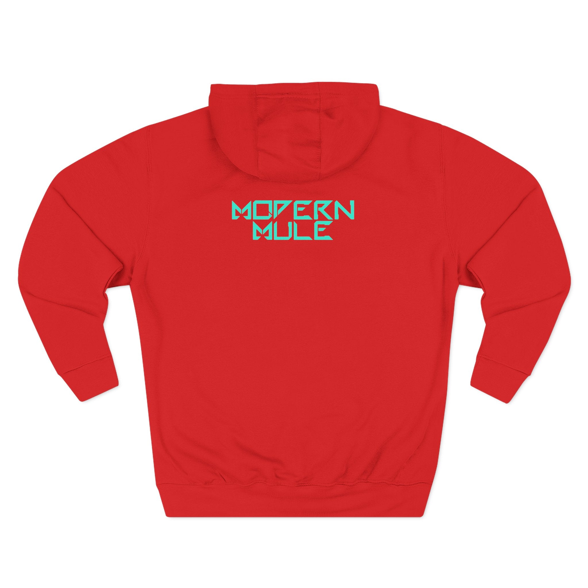 Modern Mule Logo Hoodie — Minimal Graphic Fleece Pullover