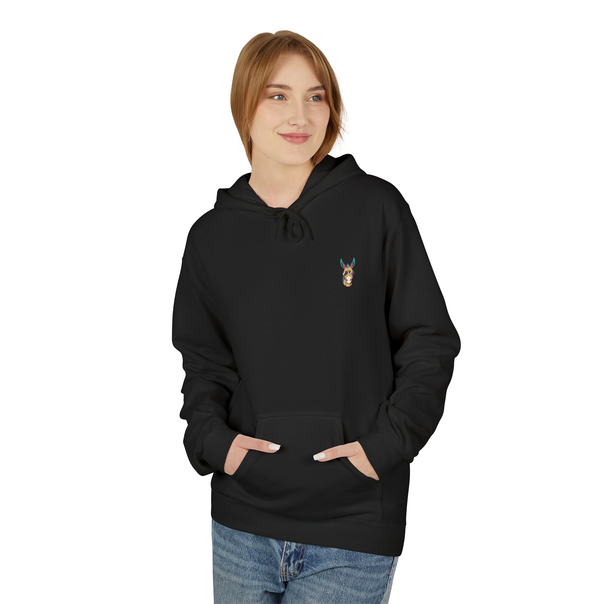 Funny Mule Hoodie — Modern Mule Supply Co. Graphic Fleece