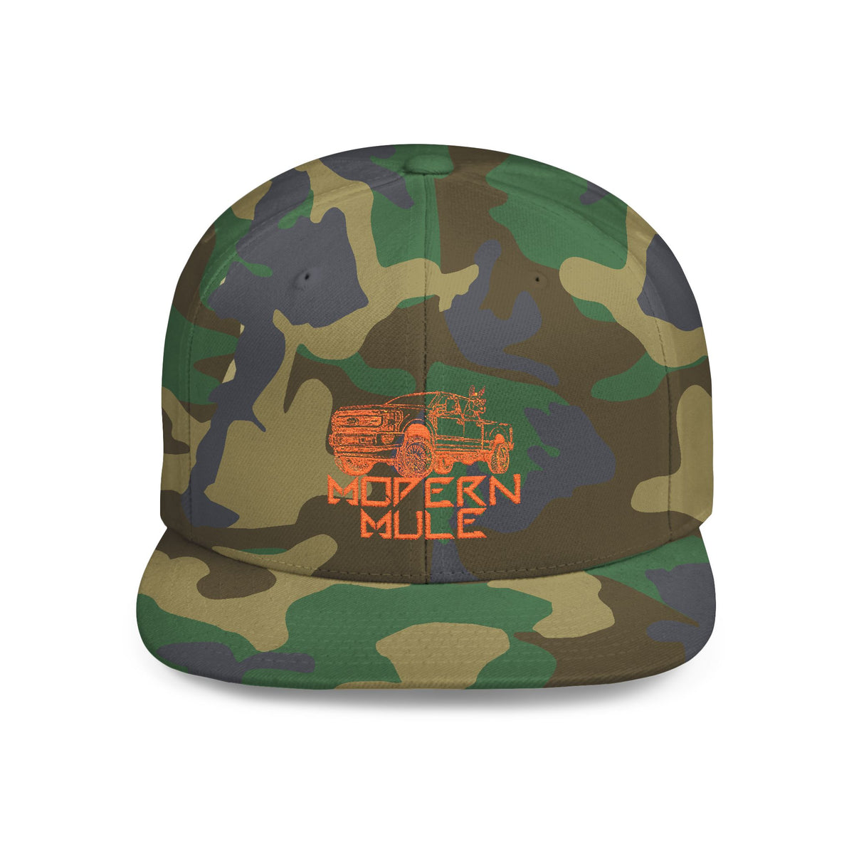 Ford Power Stroke Mule Hat — Modern Flat Bill Snapback