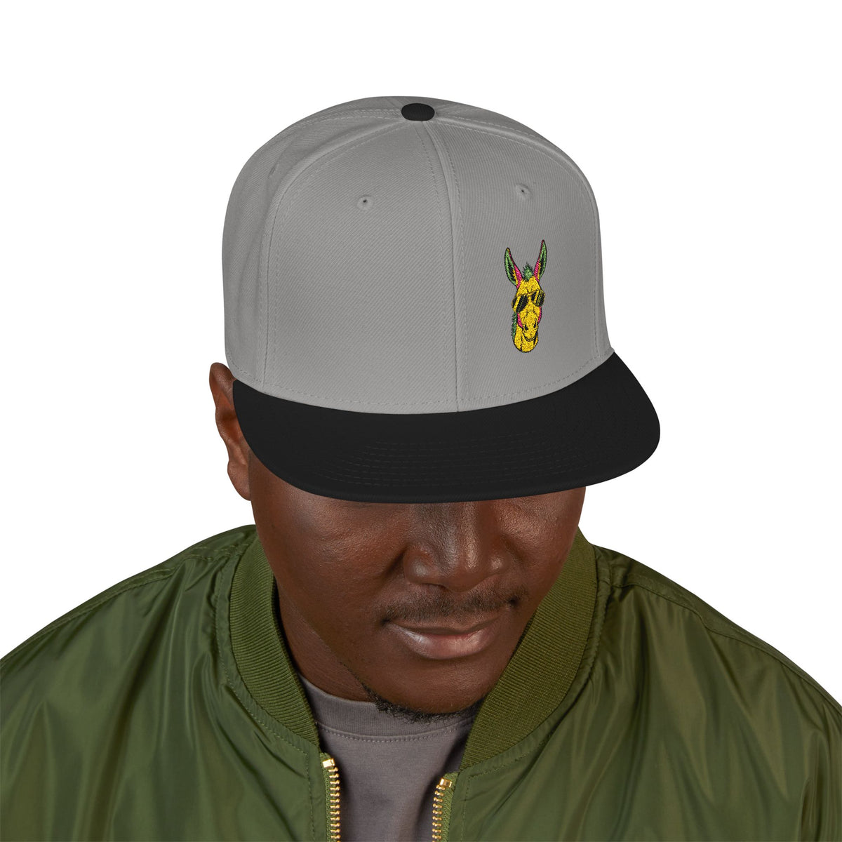 Embroidered Snapback Hat — Modern Mule Logo
