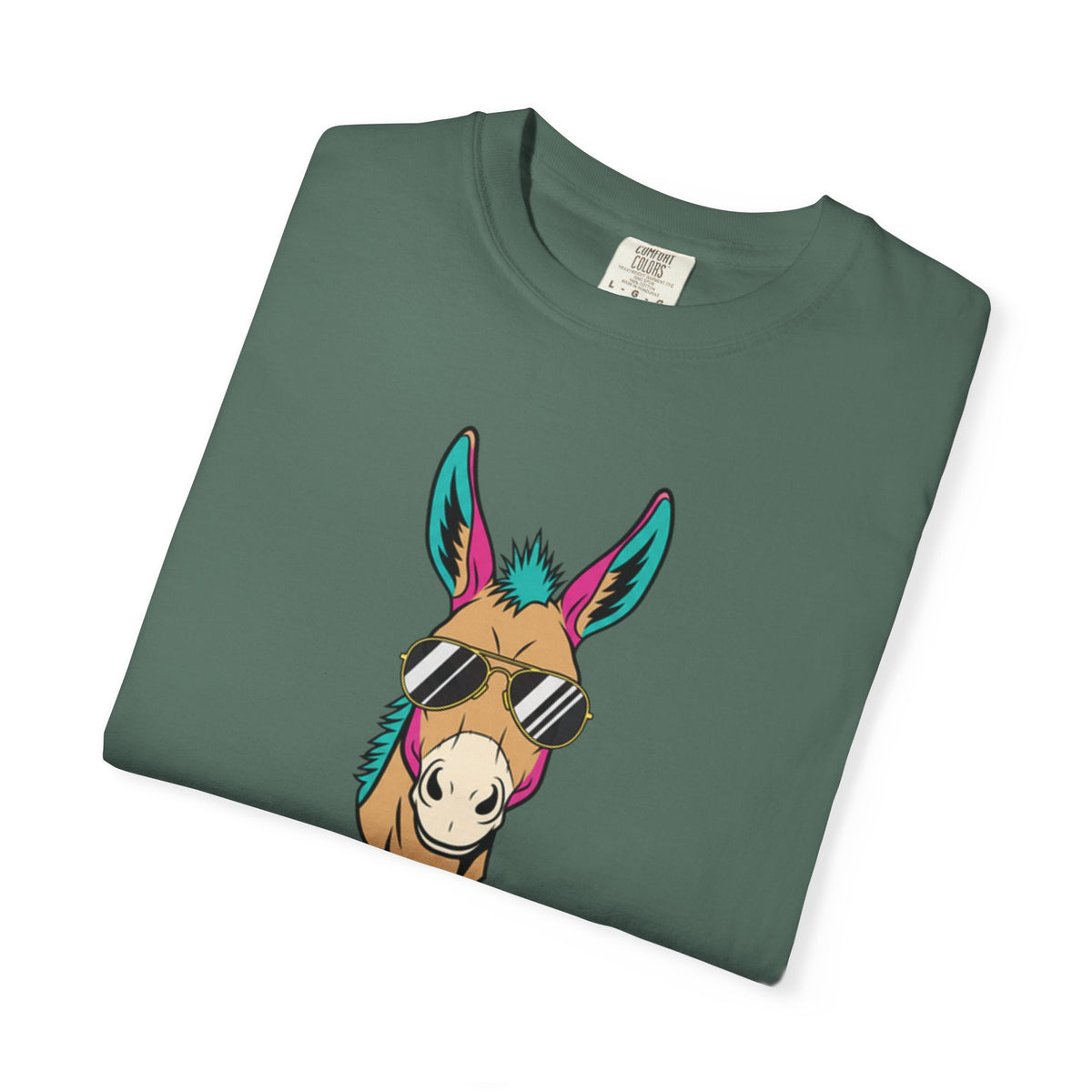 Funny Donkey Head with Glasses T-Shirt