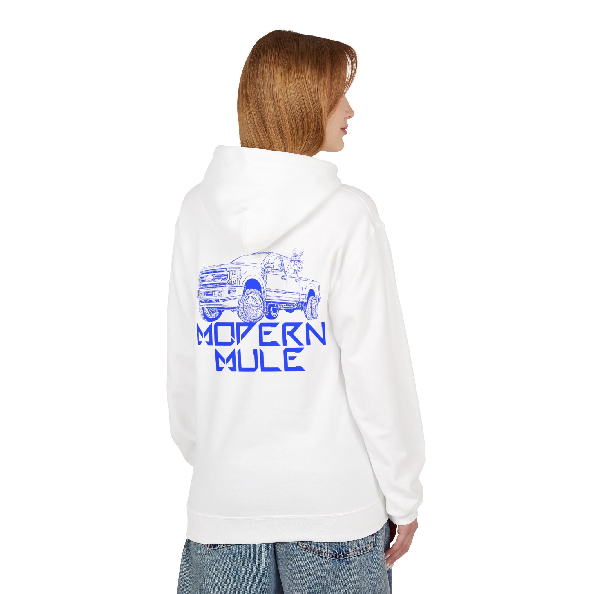 Power Stroke Modern Mule Hoodie — Ford Diesel Fan Pullover