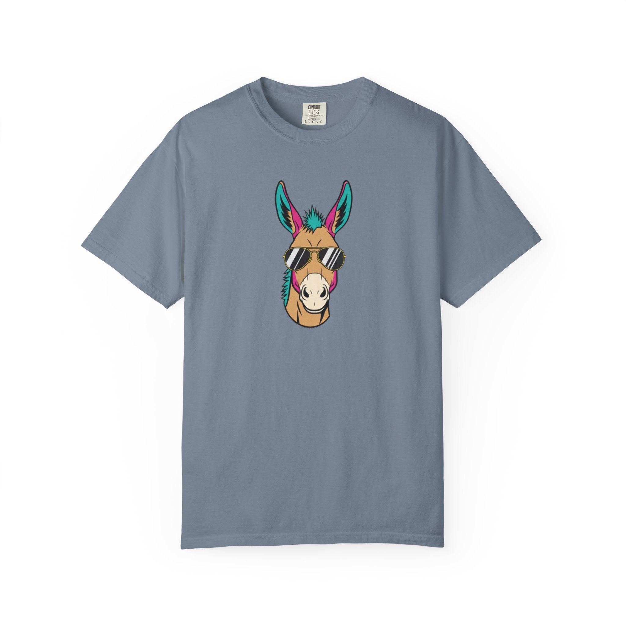 Funny Donkey Head with Glasses T-Shirt