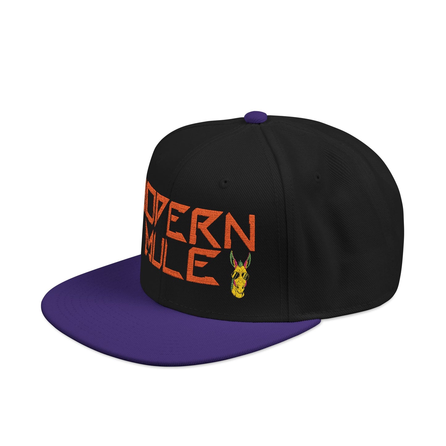 Snapback Hat — "Modern Mule Haulin' Auss" Embroidered Diesel Truck Design