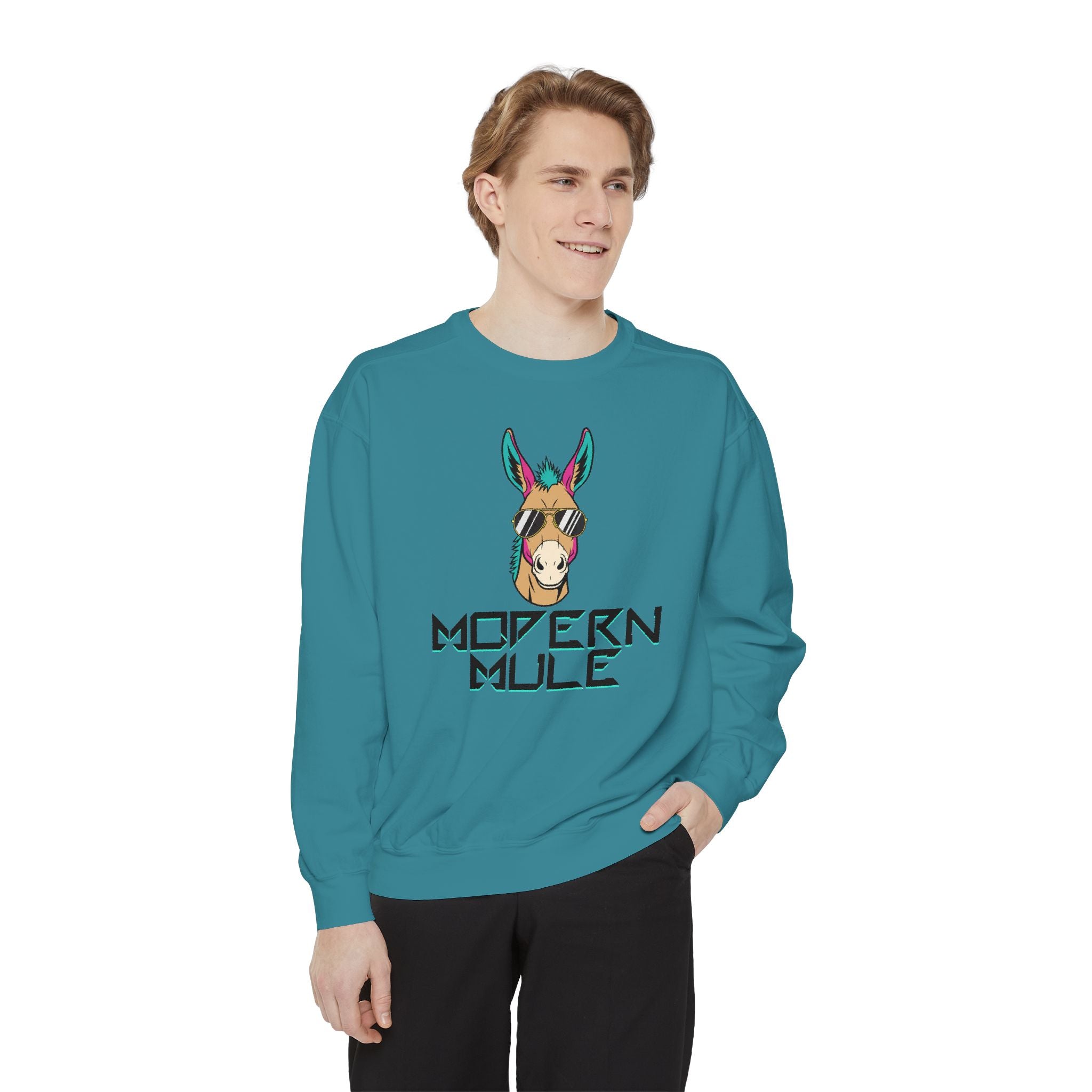 Modern Mule Sweatshirt — Funny Comfy Hoodie Design