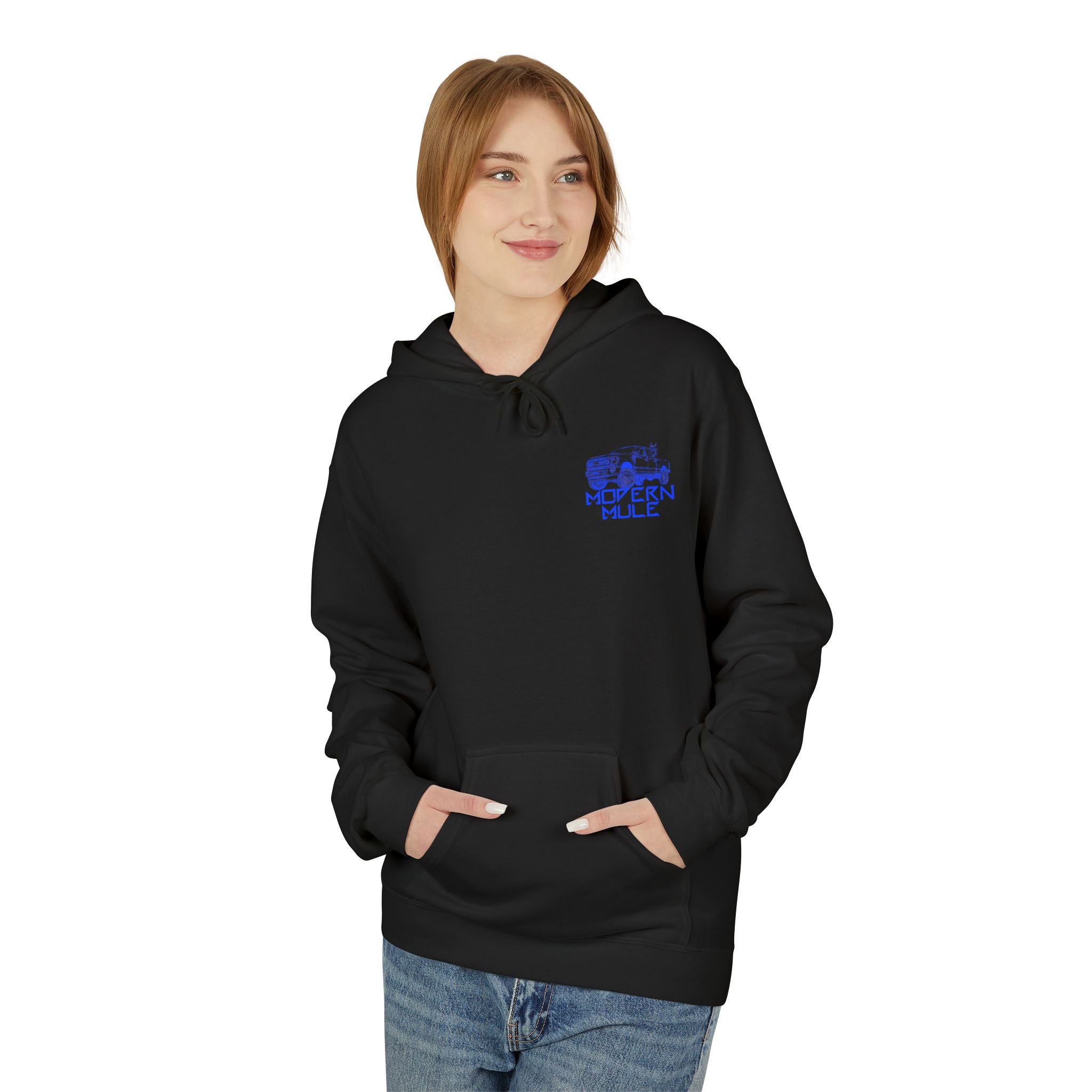 Power Stroke Modern Mule Hoodie — Ford Diesel Fan Pullover