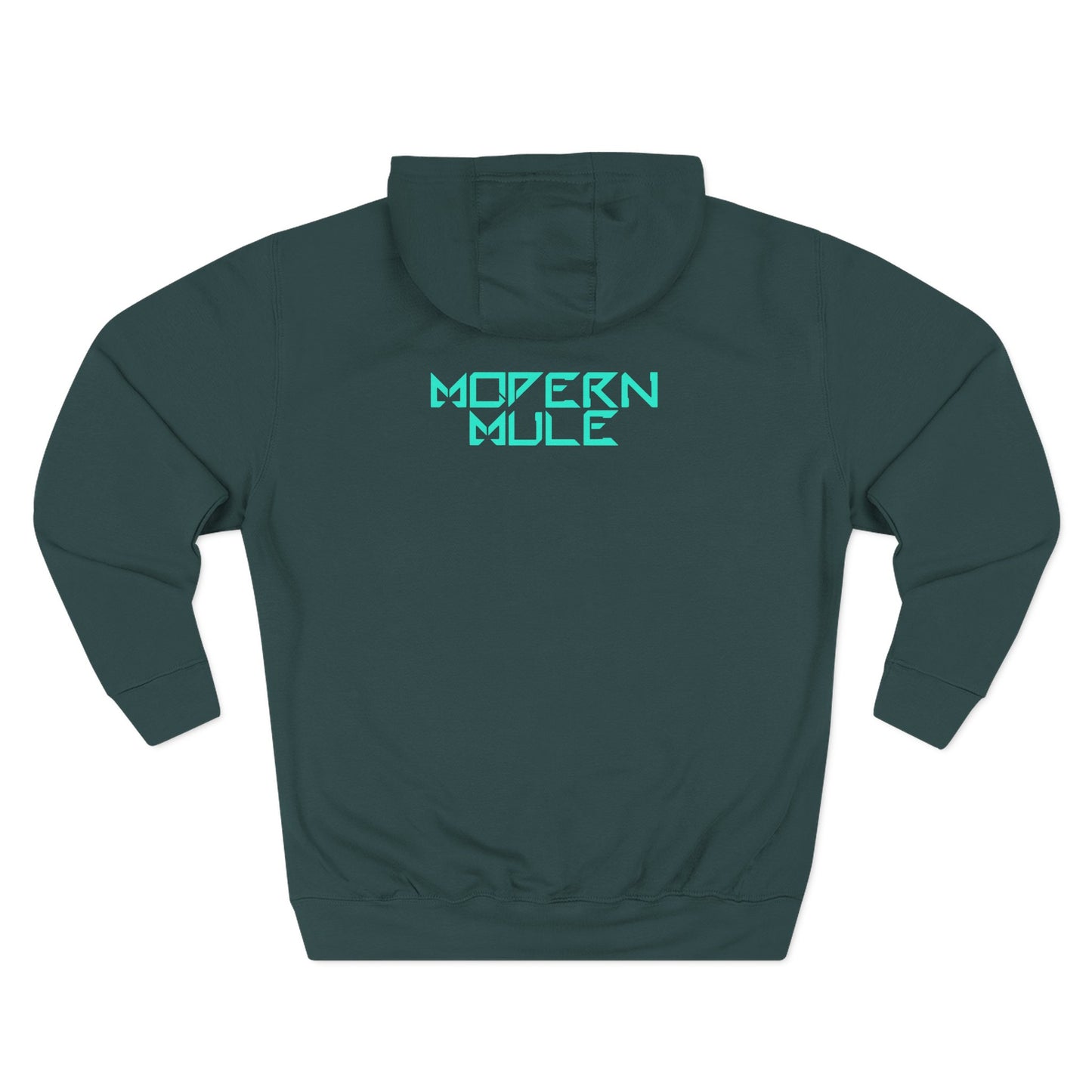 Modern Mule Logo Hoodie — Minimal Graphic Fleece Pullover