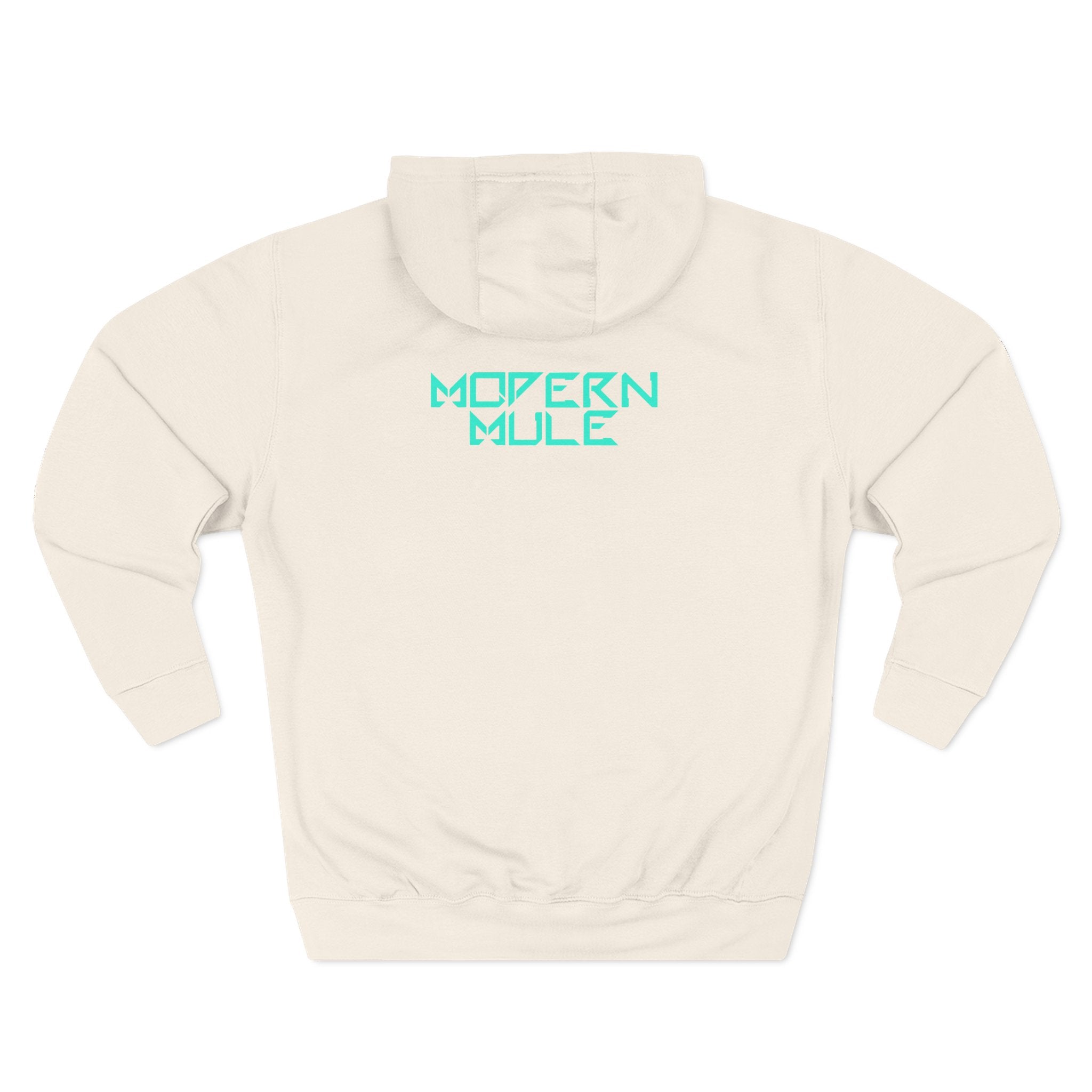 Modern Mule Logo Hoodie — Minimal Graphic Fleece Pullover
