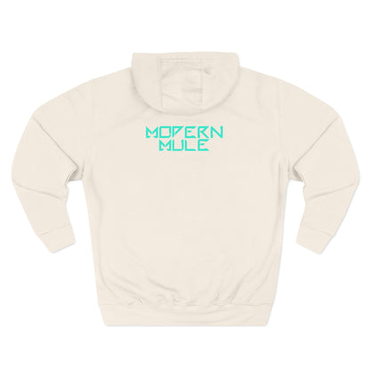 Modern Mule Logo Hoodie — Minimal Graphic Fleece Pullover