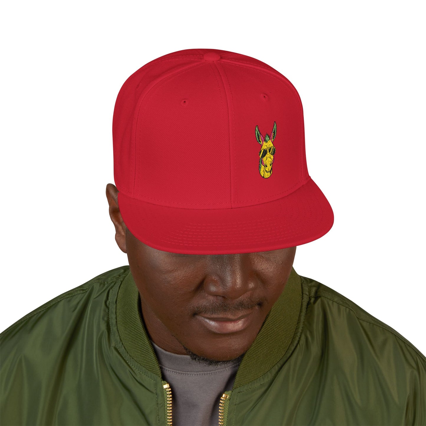 Embroidered Snapback Hat — Modern Mule Logo