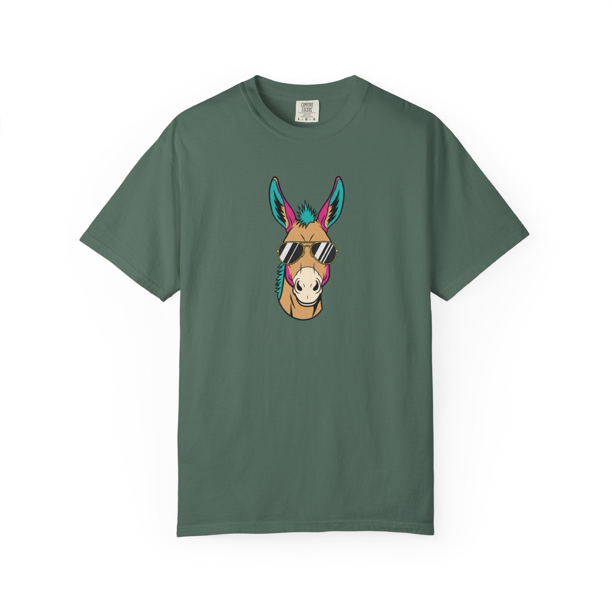 Funny Donkey Head with Glasses T-Shirt