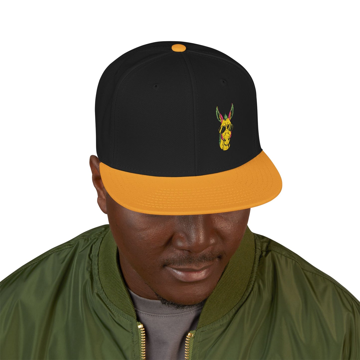 Embroidered Snapback Hat — Modern Mule Logo