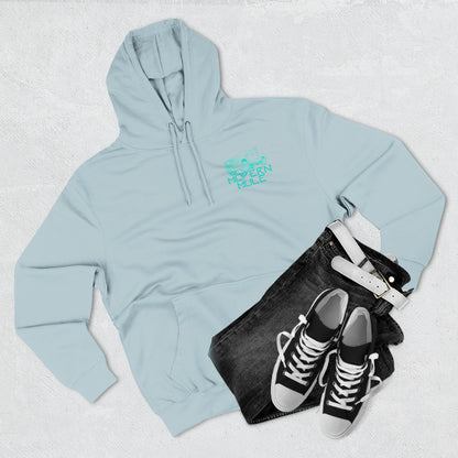 Modern Mule Logo Hoodie — Minimal Graphic Fleece Pullover