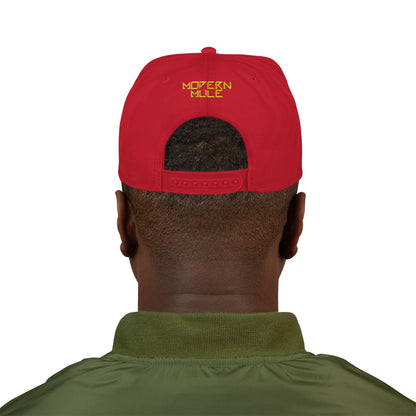 Embroidered Snapback Hat — Modern Mule Logo