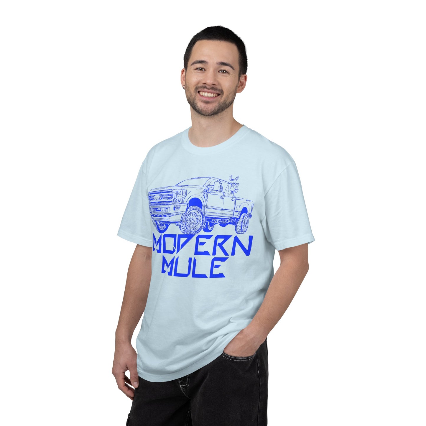 Modern Mule Truck T-Shirt — Crewneck Graphic Tee for Truck Lovers