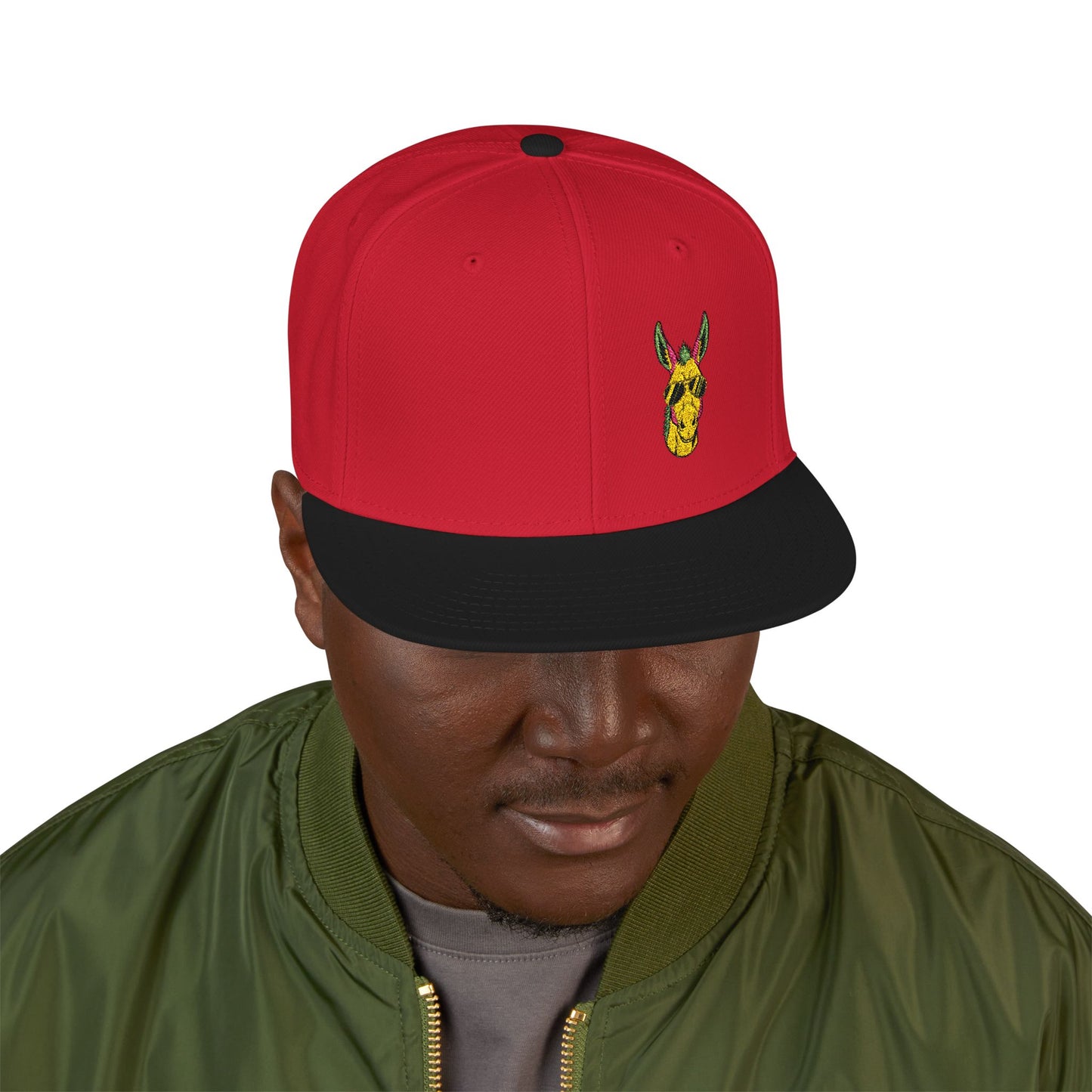 Embroidered Snapback Hat — Modern Mule Logo
