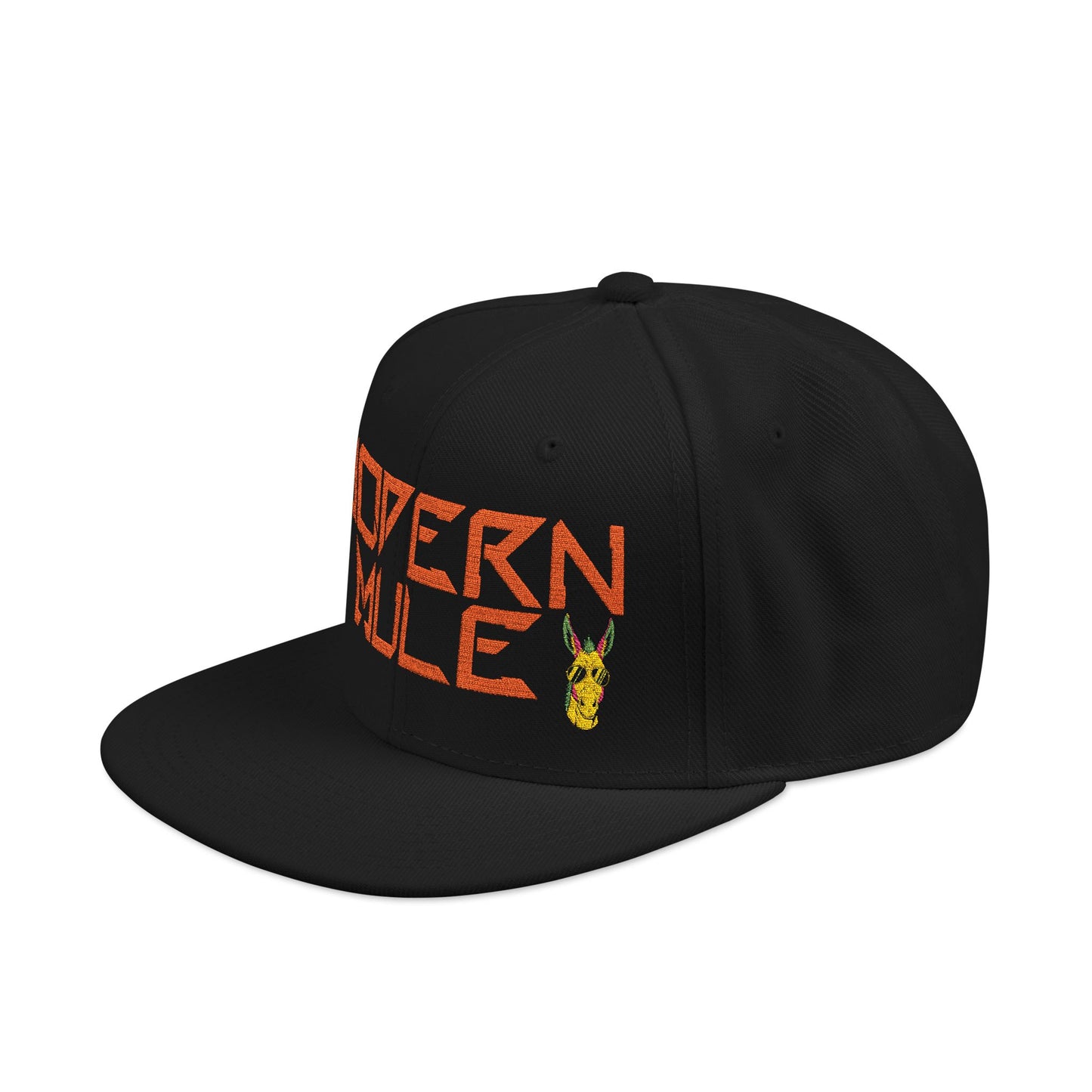 Snapback Hat — "Modern Mule Haulin' Auss" Embroidered Diesel Truck Design