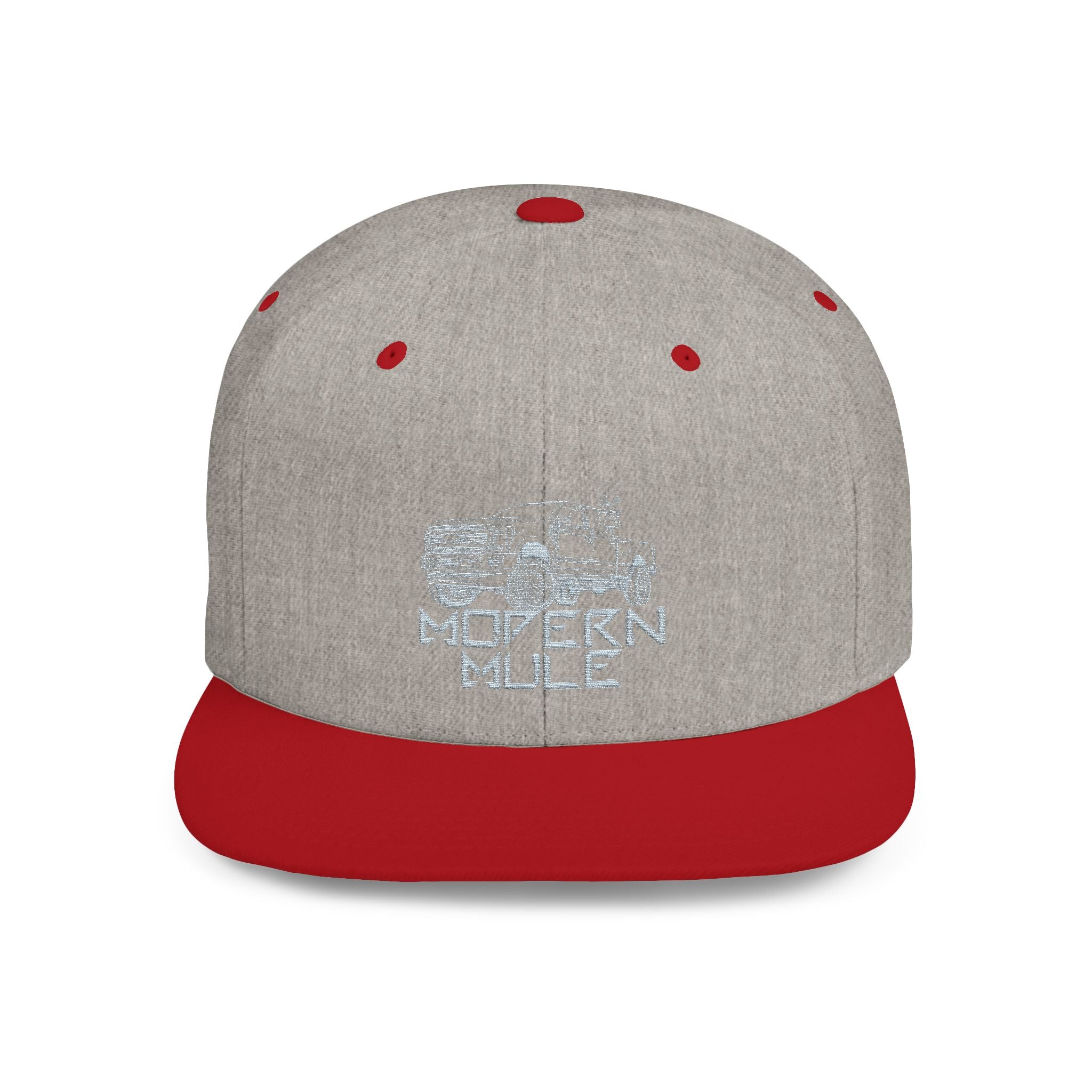 Teal Emblem Ford Diesel Truck Flat Bill Snapback — "Modern Mule"